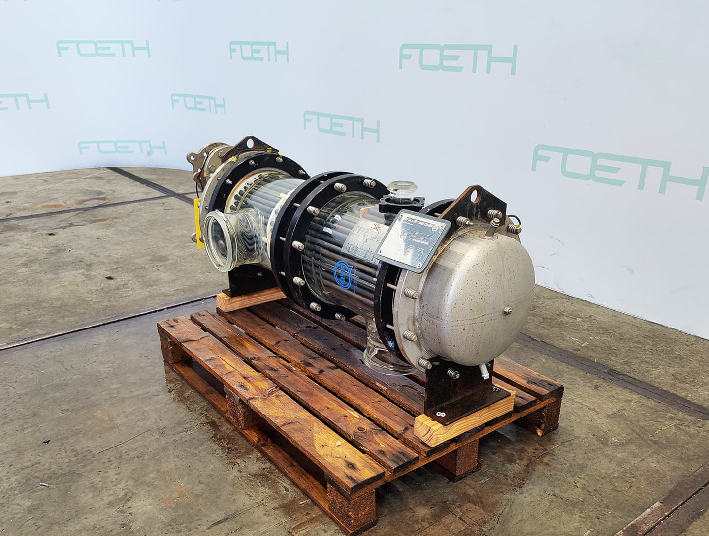 QVF Glasstechnik S-ROB45/300/SH/3SIC-4,5m² - Кожухотрубчатый теплообменник - image 4