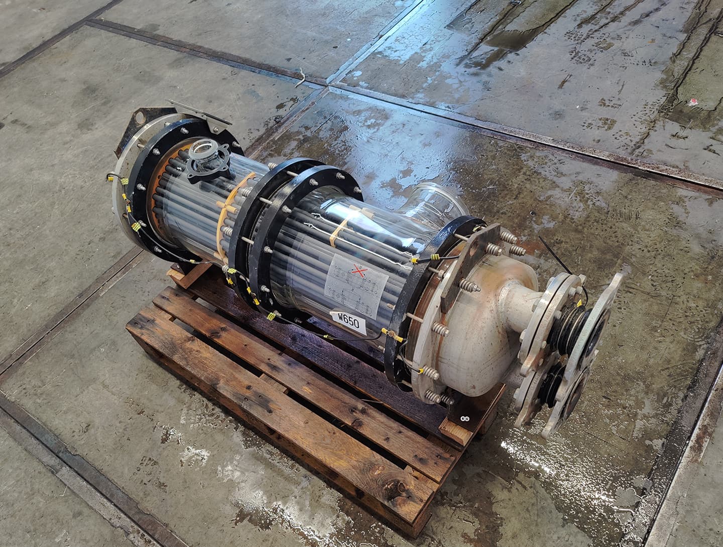 QVF Glasstechnik S-ROB45/300/SH/3SIC-4,5m² - Кожухотрубчатый теплообменник - image 6