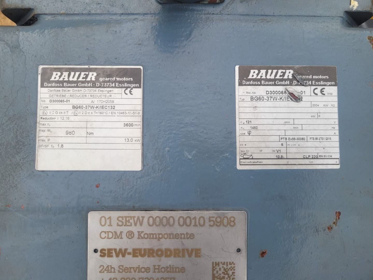 Buss-SMS DV500/4,5-KOK; 4,5 m² — Hastelloy - Пленочный испаритель - image 7