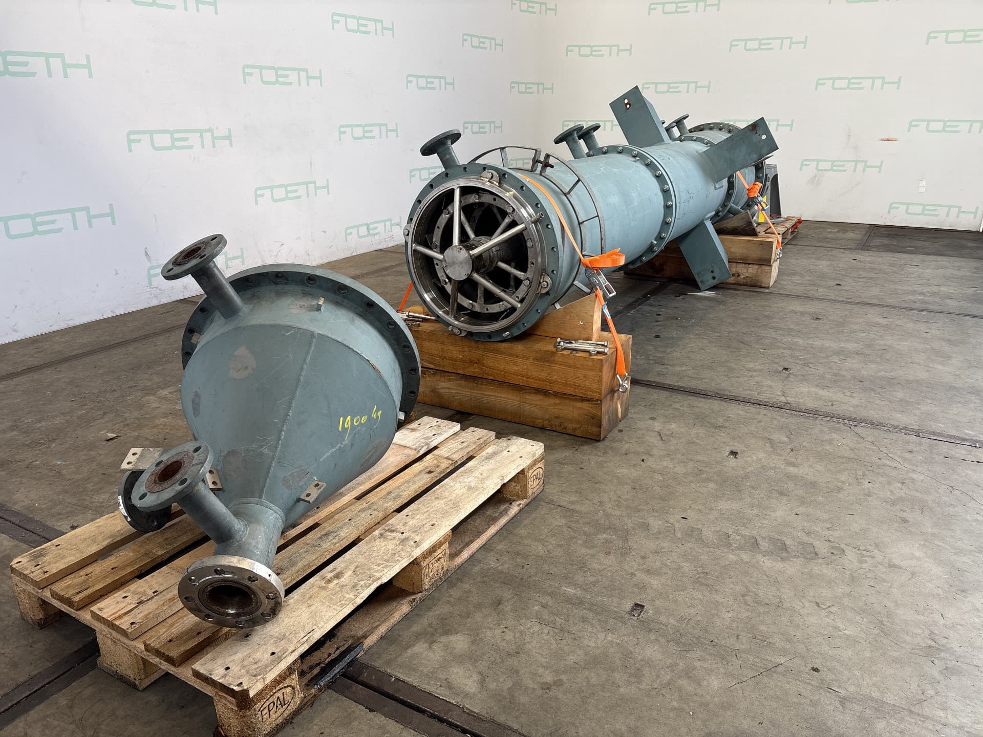 Buss-SMS DV500/4,5-KOK; 4,5 m² — Hastelloy - Пленочный испаритель - image 3