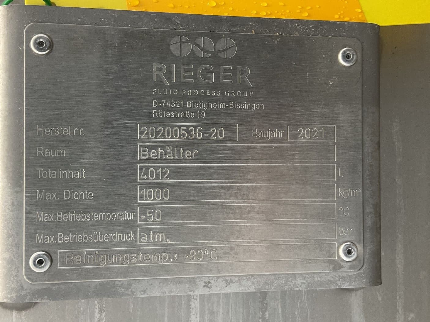 Rieger 4012 L - Сосуд для перемешивания - image 4