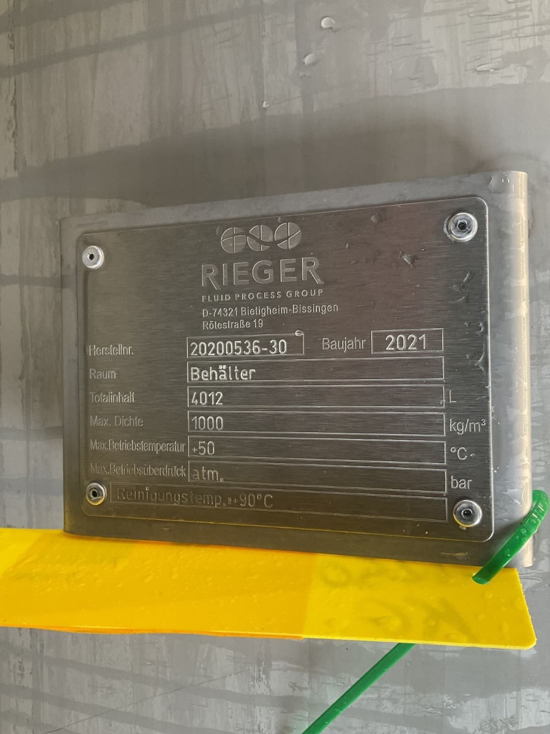 Rieger 4012 L - Сосуд для перемешивания - image 4
