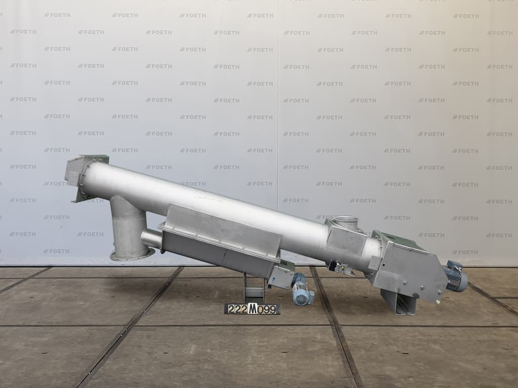 inclined; 2 screws - Вертикальный шнековый конвейер - image 1