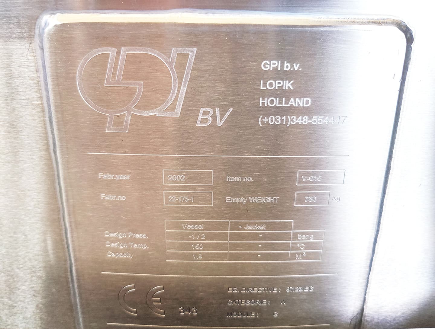 GPI 1800 Ltr. - Сосуд для перемешивания - image 6