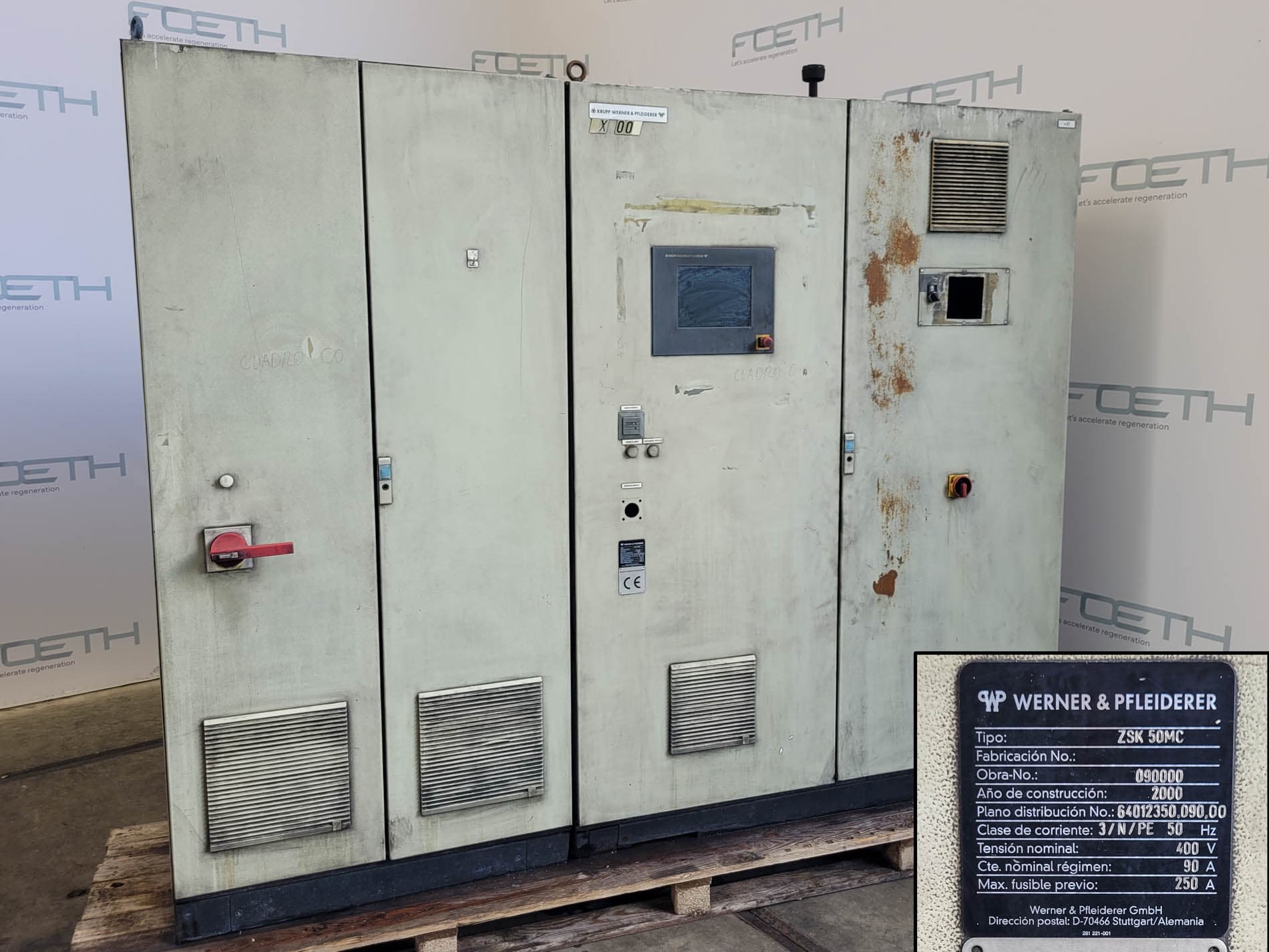 Werner & Pfleiderer ZSK 50 MCC (40D) - 181KW DC - Двухшнековый экструдер - image 10