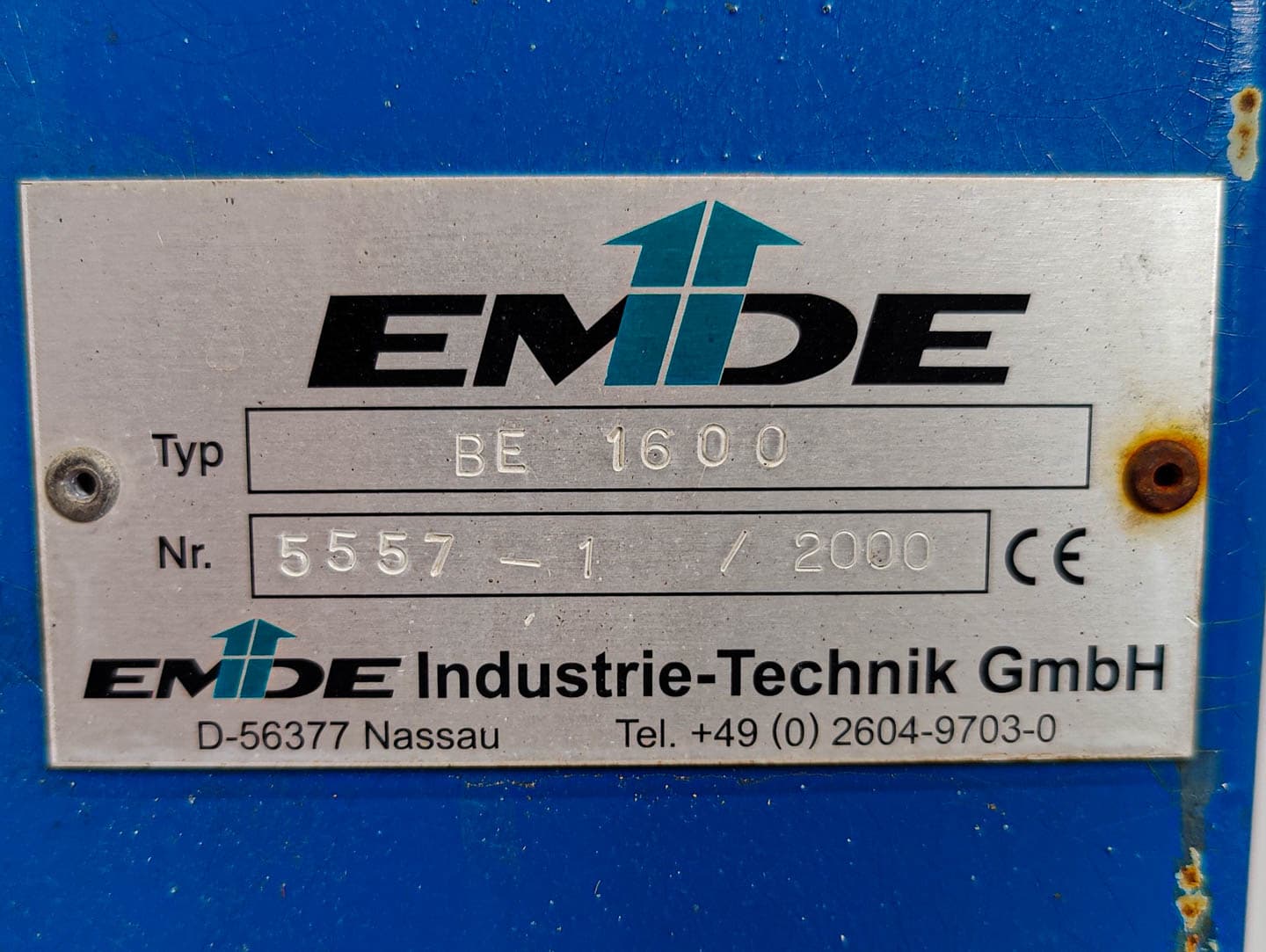 Emde Nassau BE 1600 - Растариватель мешков - image 12