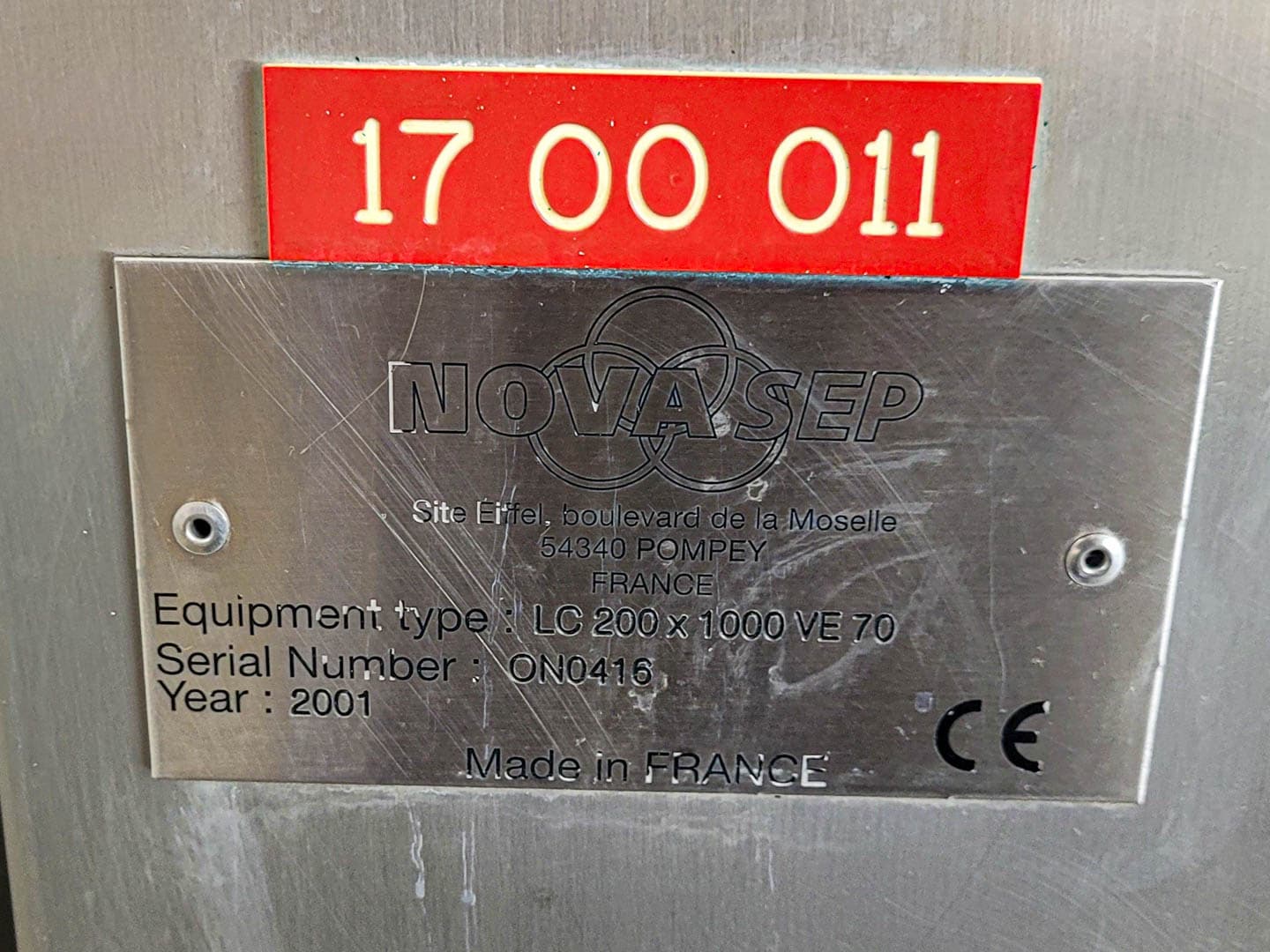 Novasep LC200 x 1000VE70 Preparative High-Performance Liquid Chromatography Column - Экстракторная установка - image 8