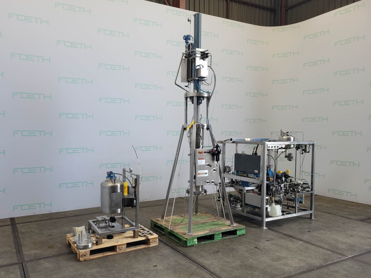 Novasep LC200 x 1000VE70 Preparative High-Performance Liquid Chromatography Column - Экстракторная установка - image 1
