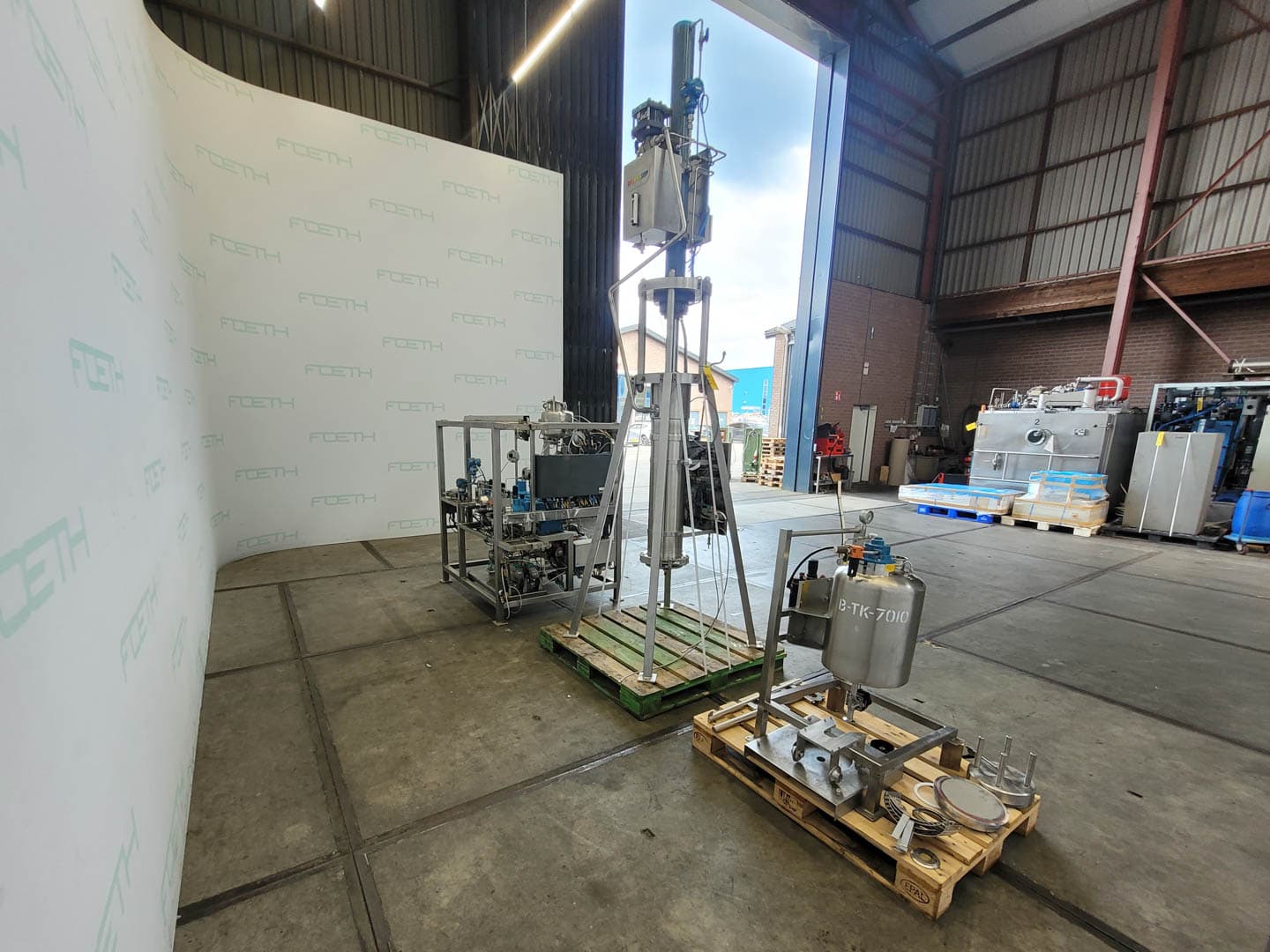 Novasep LC200 x 1000VE70 Preparative High-Performance Liquid Chromatography Column - Экстракторная установка - image 3