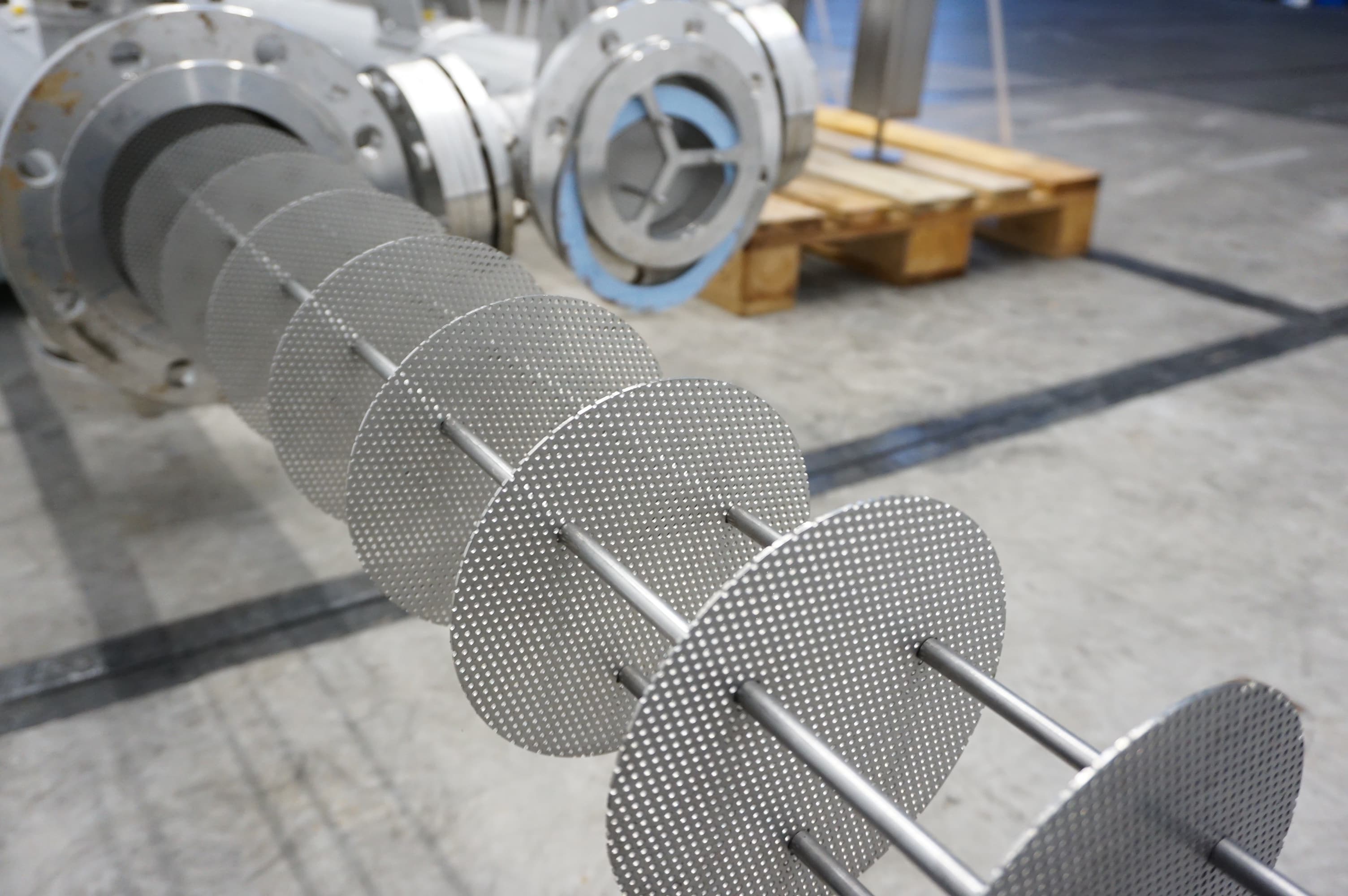 QVF Glasstechnik Pulse sieve bottom DN150 - Экстракторная установка - image 6
