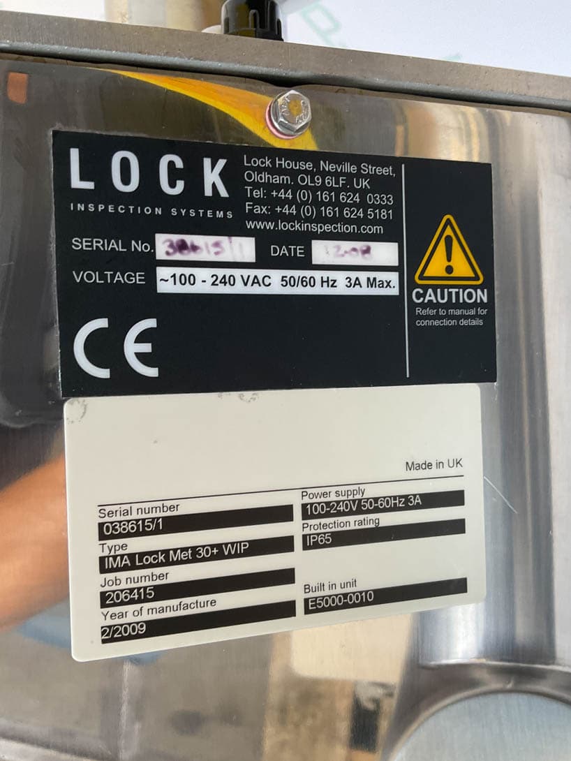 Lock Inspection Systems IMA Lock Met 30+ WIP - Металлодетектор - image 8