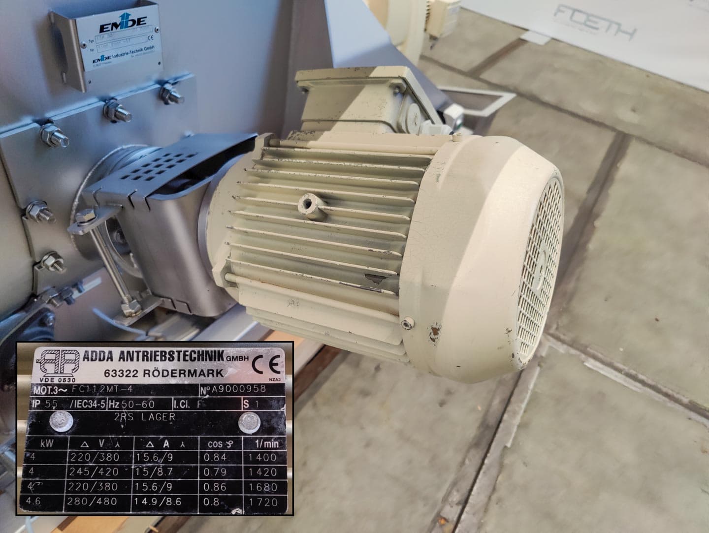 Emde Nassau ESM-80 with dumping cabinet ST-100 - Ленточный блендер - image 7