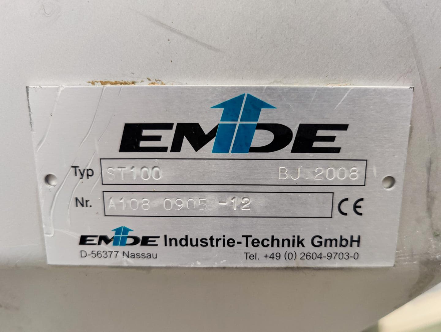 Emde Nassau ESM-80 with dumping cabinet ST-100 - Ленточный блендер - image 10