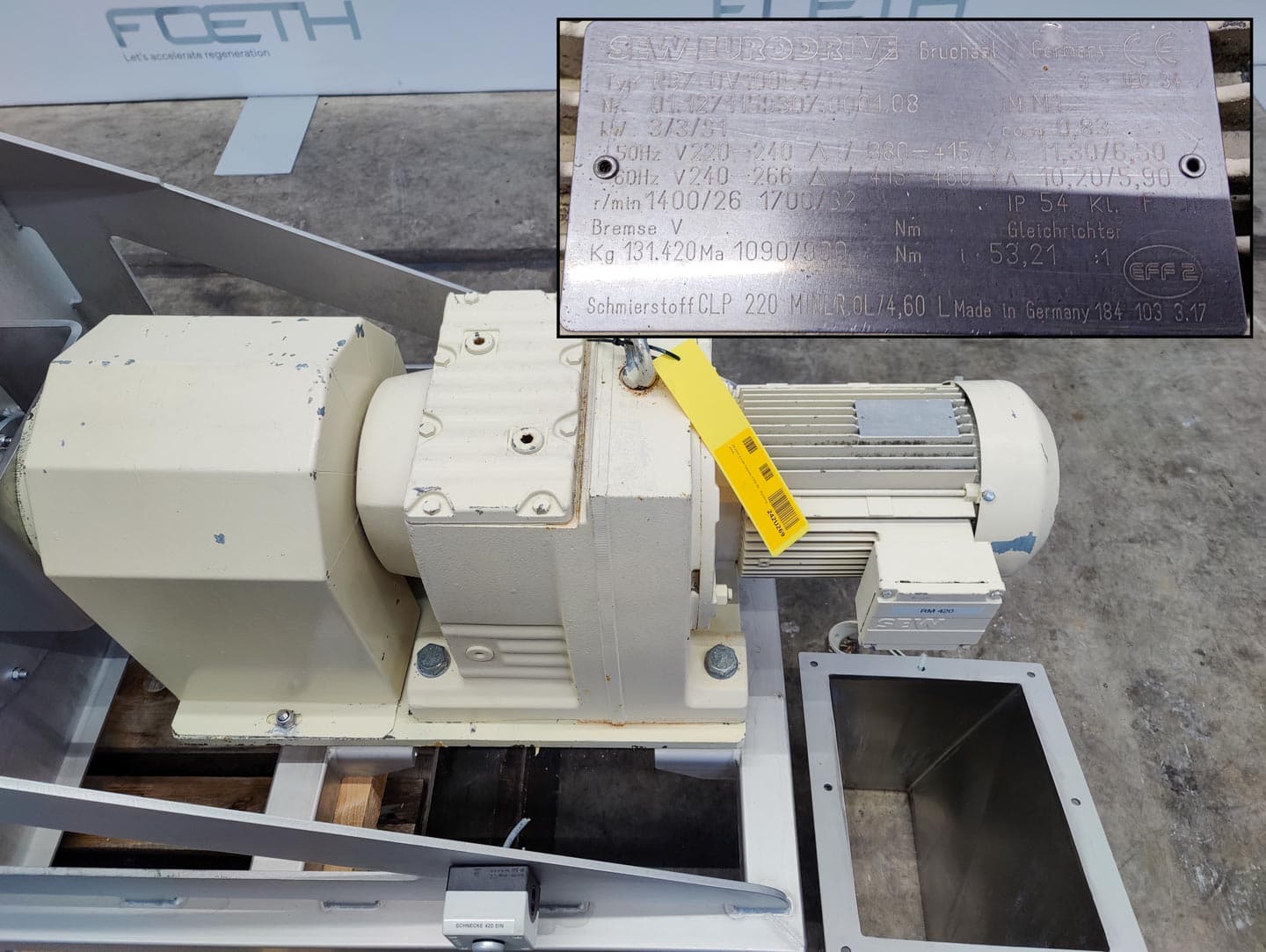 Emde Nassau ESM-80 with dumping cabinet ST-100 - Ленточный блендер - image 8