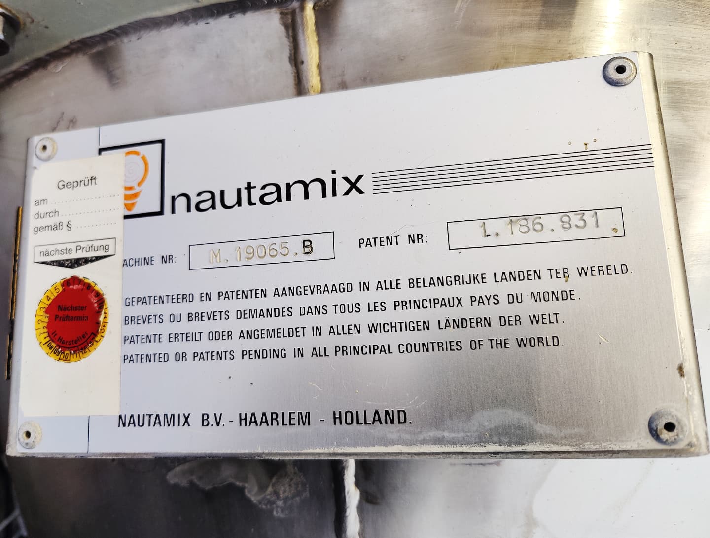 Hosokawa Nauta MBXO-20R - Конический смеситель - image 12