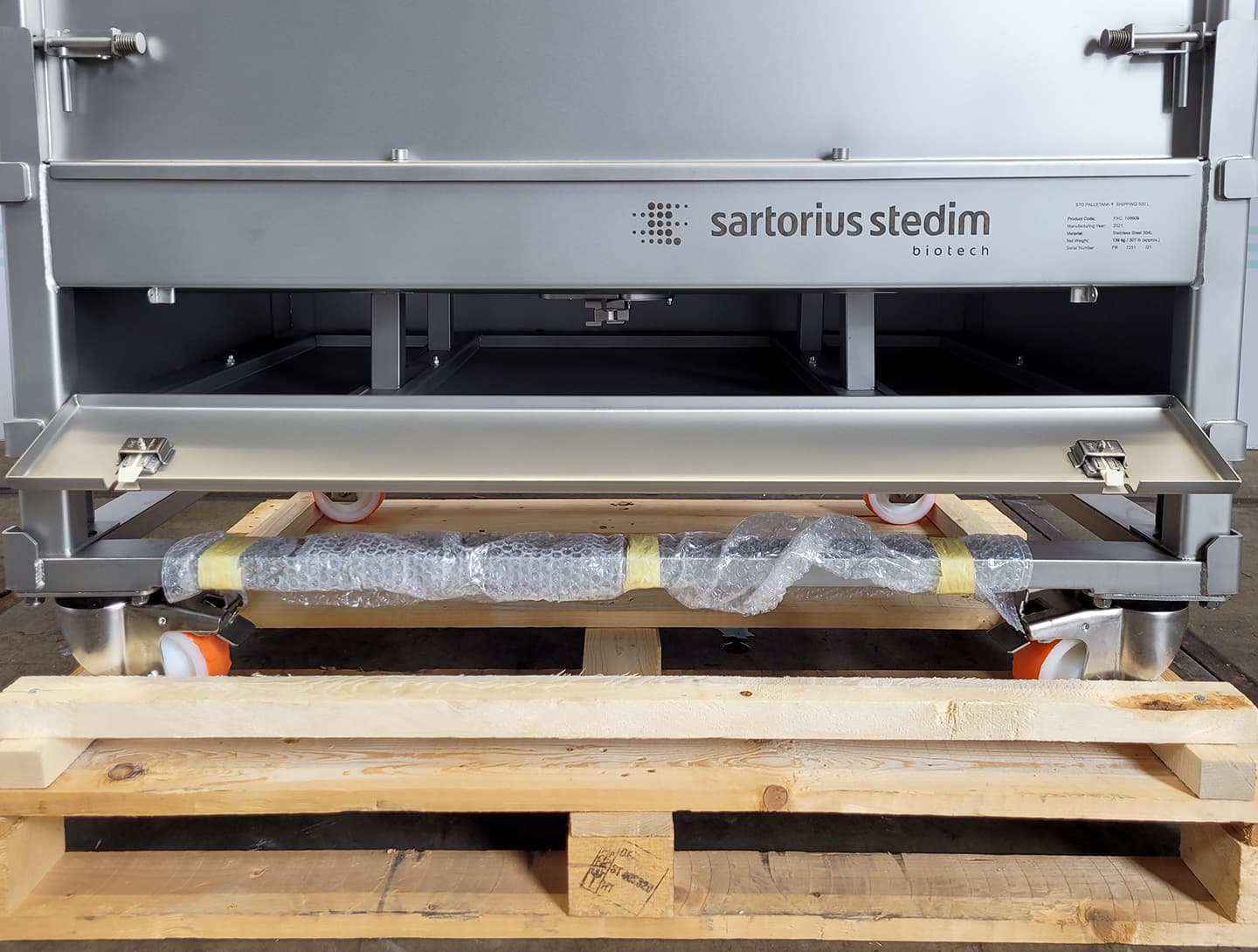 Sartorius Stedim Systems transport pallet tank 500 l - Бункер - image 6