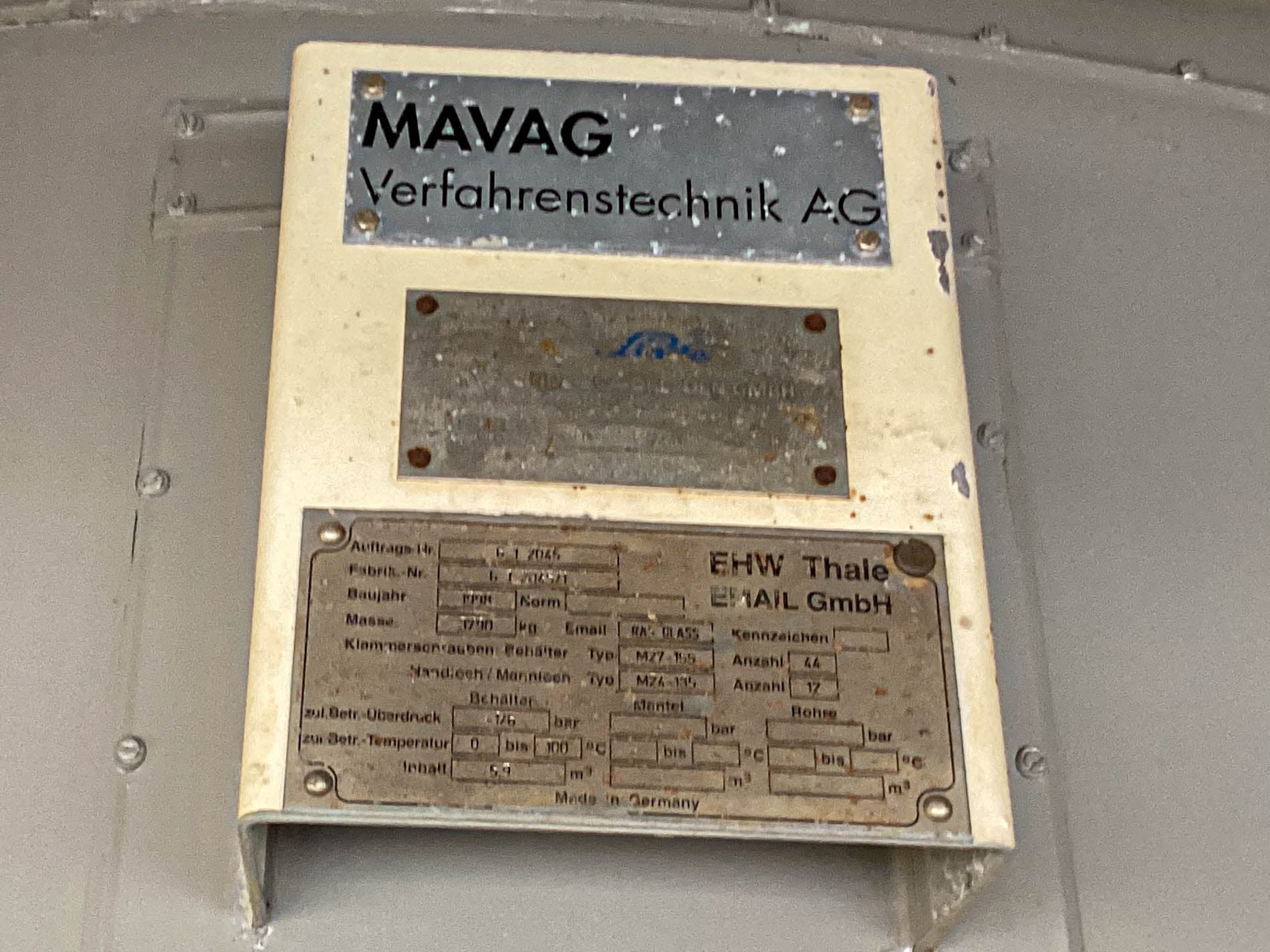 Mavag Altendorf Glass-lined / Hastelloy C-22 - Нутч-фильтр - image 3
