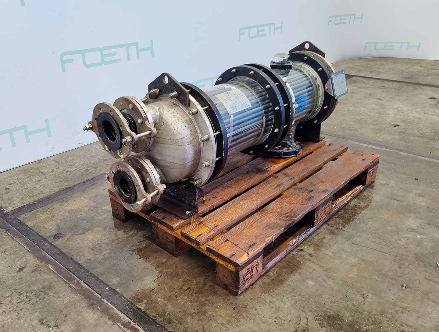 QVF Glasstechnik S-ROB45/300/SH/4SIC - 4,5 m² - Кожухотрубчатый теплообменник - image 2