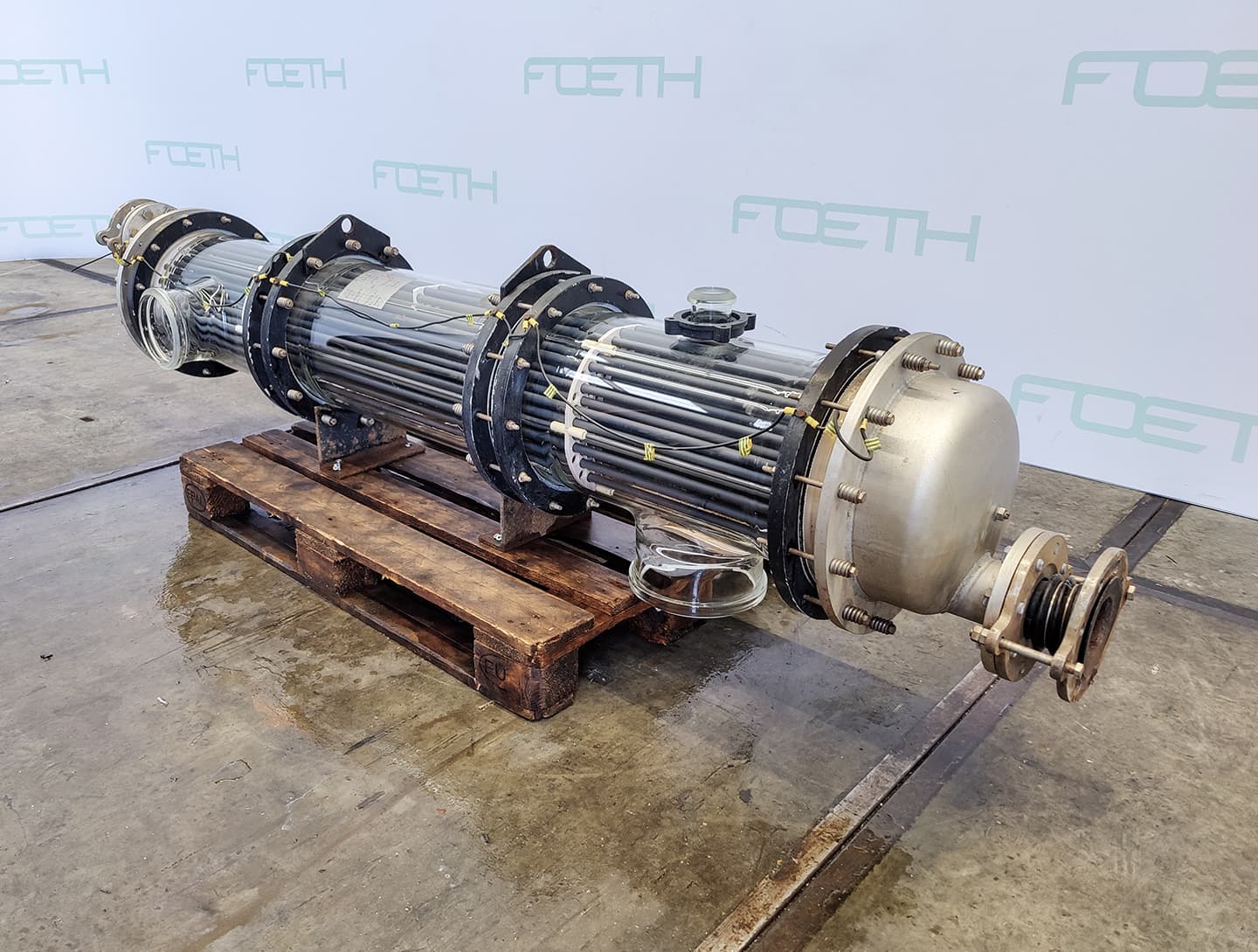 QVF Glasstechnik S-ROB71/300/SH/3SIC - 7,1 m² - Кожухотрубчатый теплообменник - image 4
