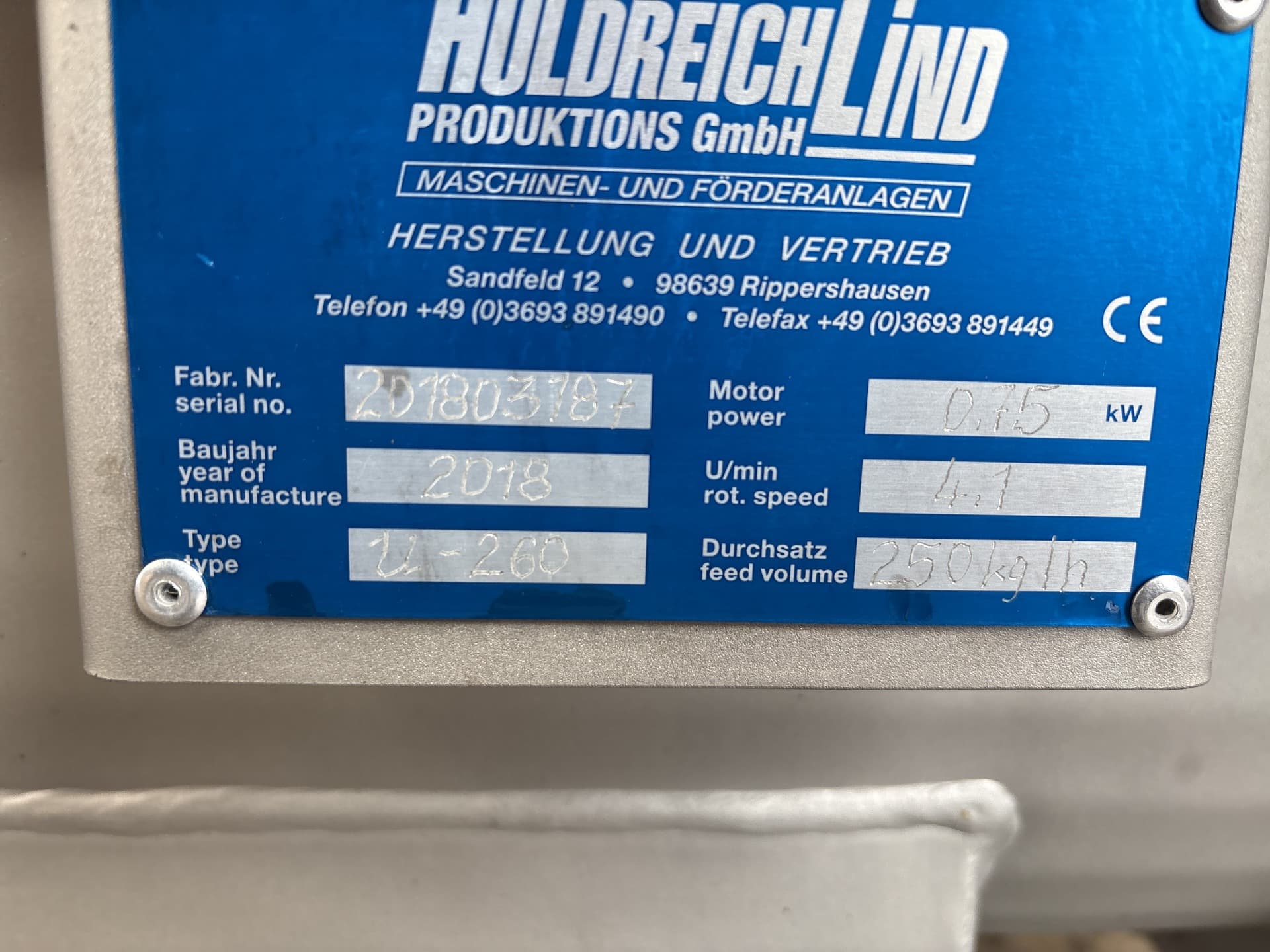 Huldereich Ling Produktions GmbH inclined - Вертикальный шнековый конвейер - image 7