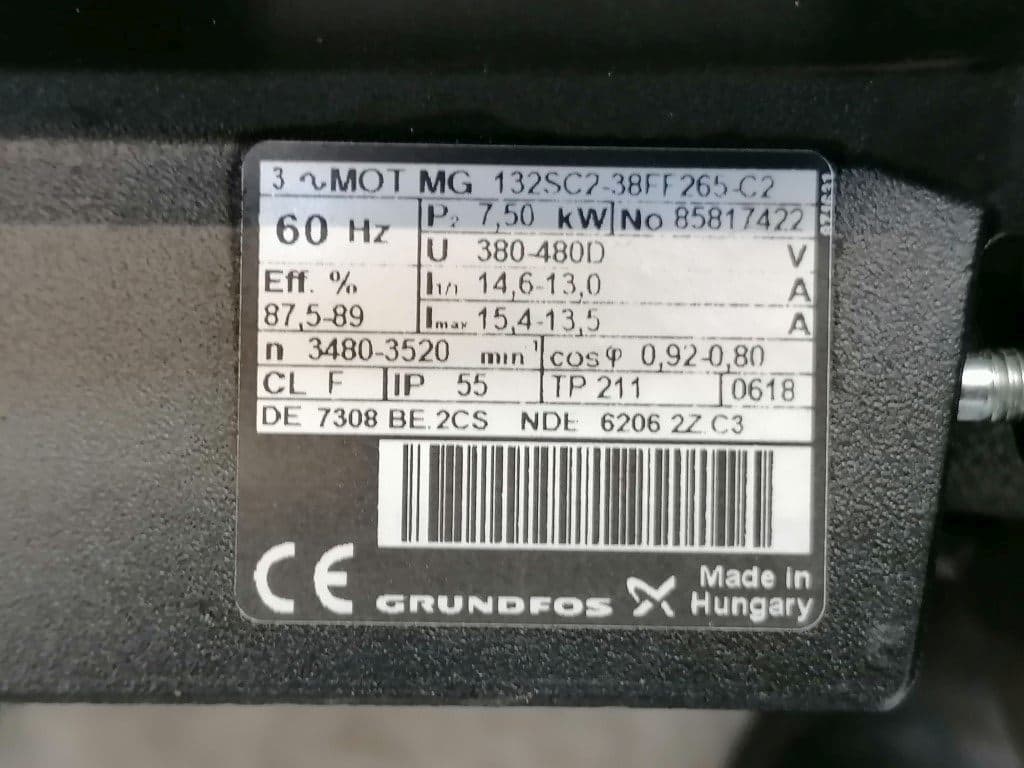Grundfos CRN 15-08 A-P-G-E-HQQE - Центробежный насос - image 6