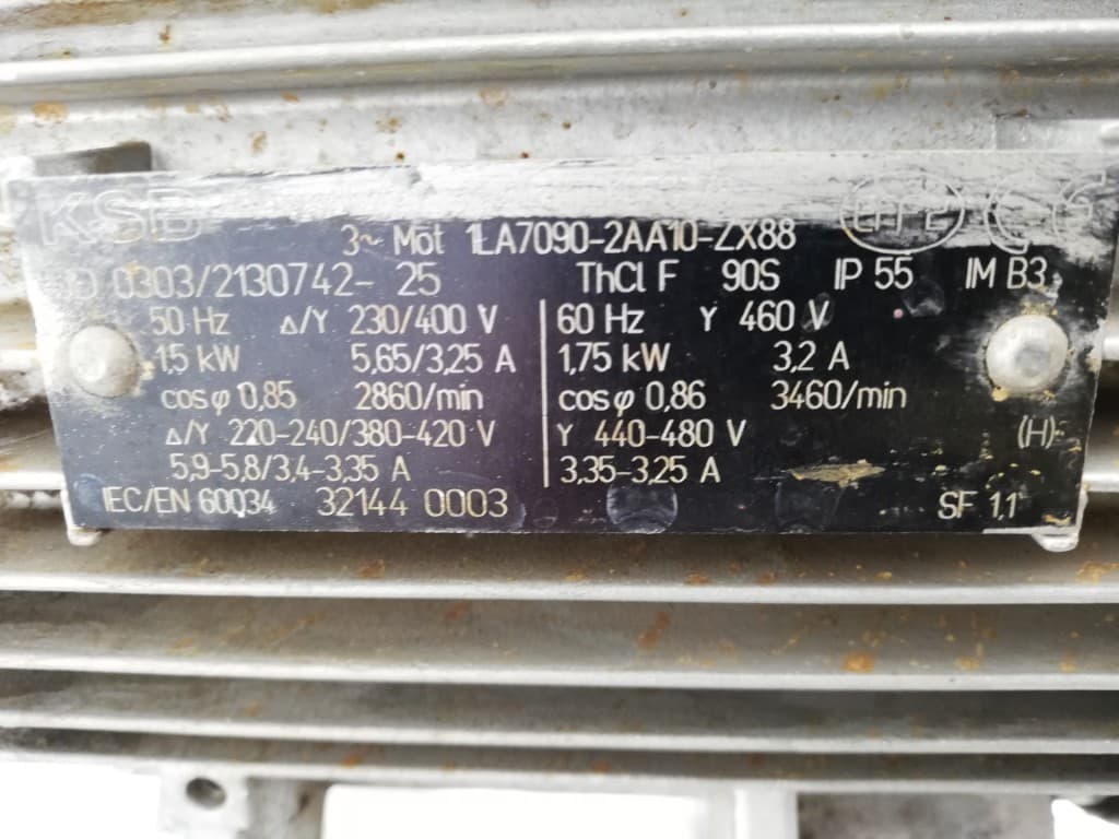 KSB Etanorm SYA 032-160.1 - Центробежный насос - image 6