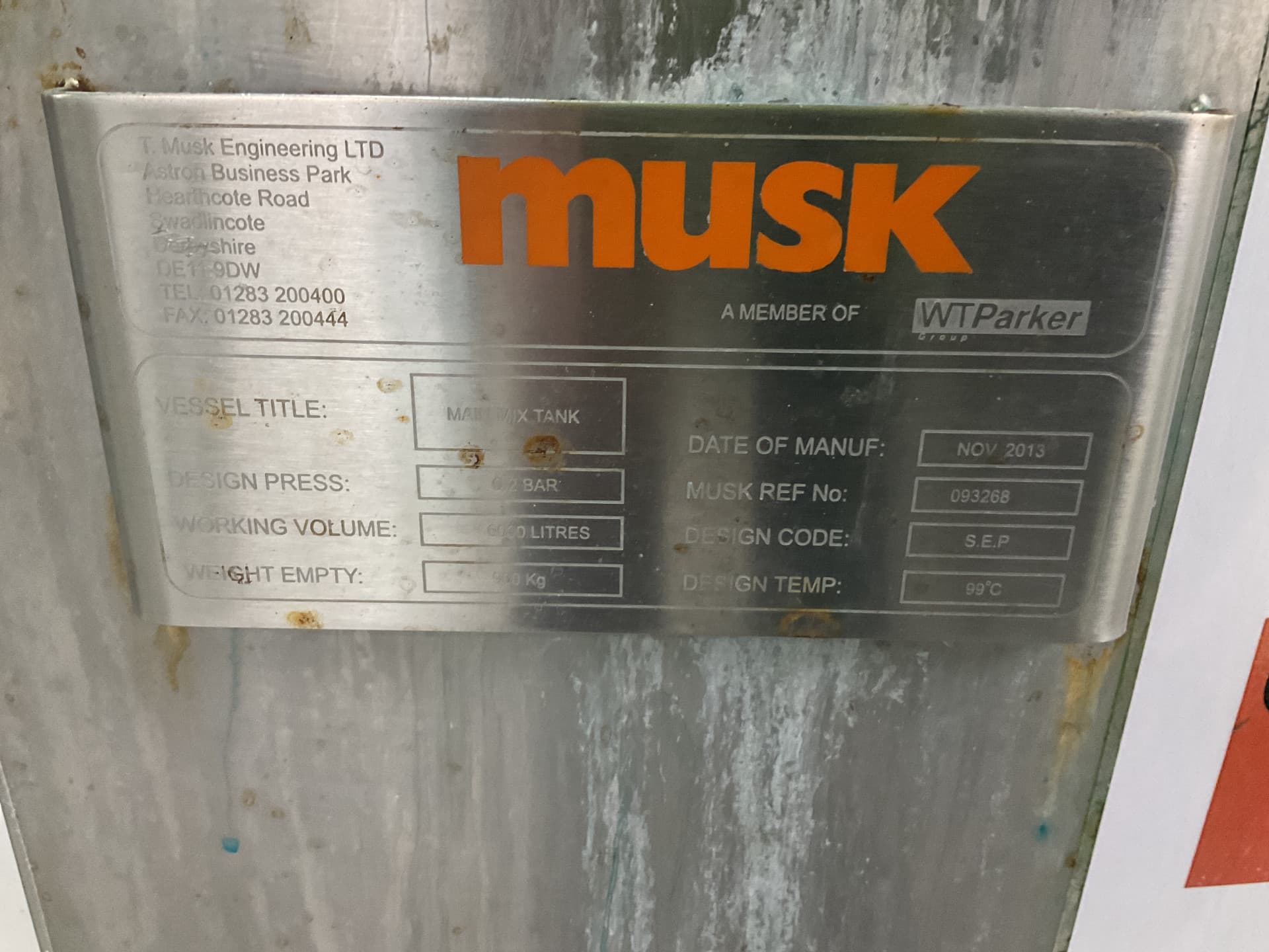 Musk Powder dissolving vessel (6000 l) - Сосуд для перемешивания - image 4