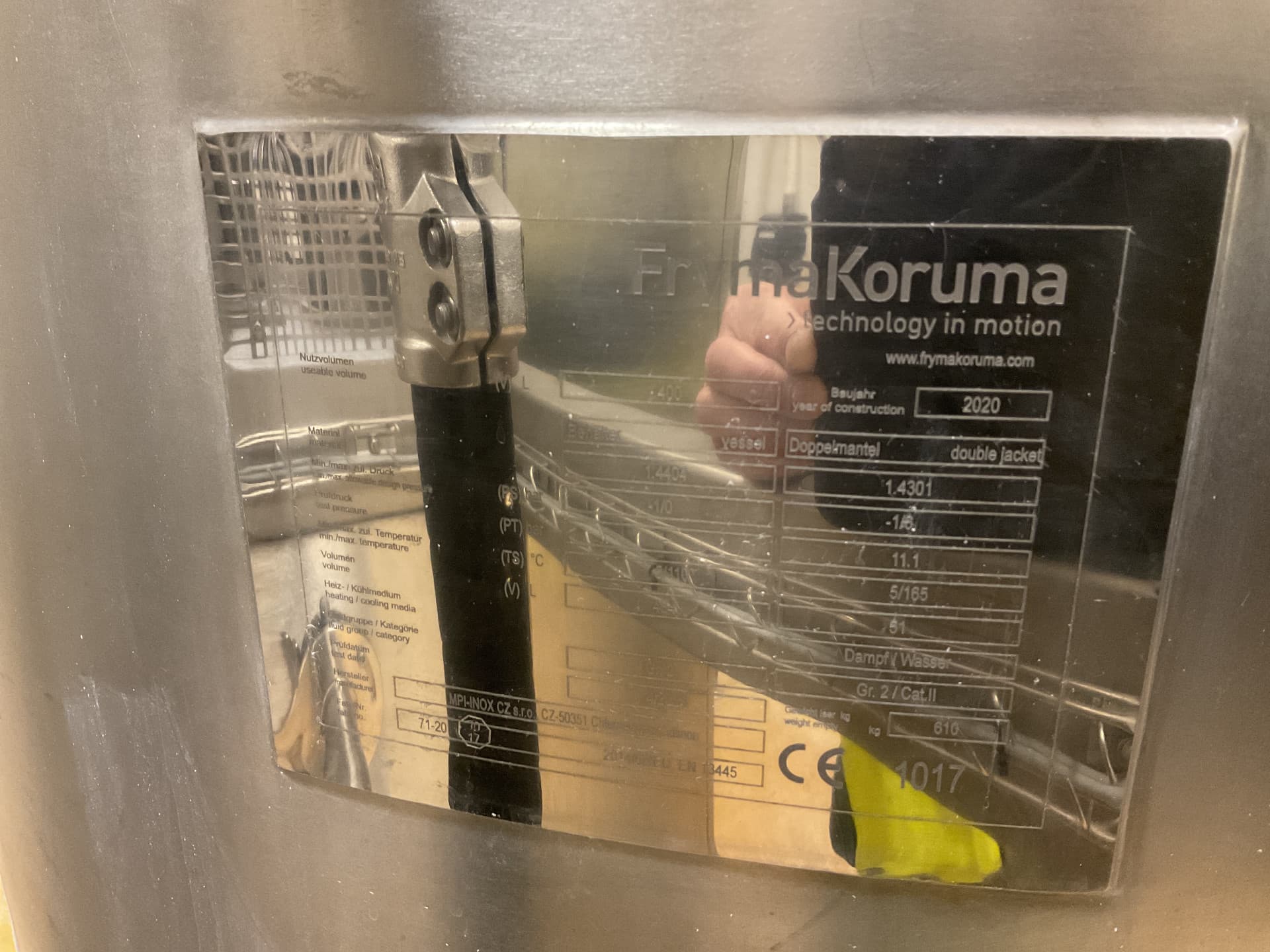 Fryma Koruma VME 400 - Cuve de process - image 4