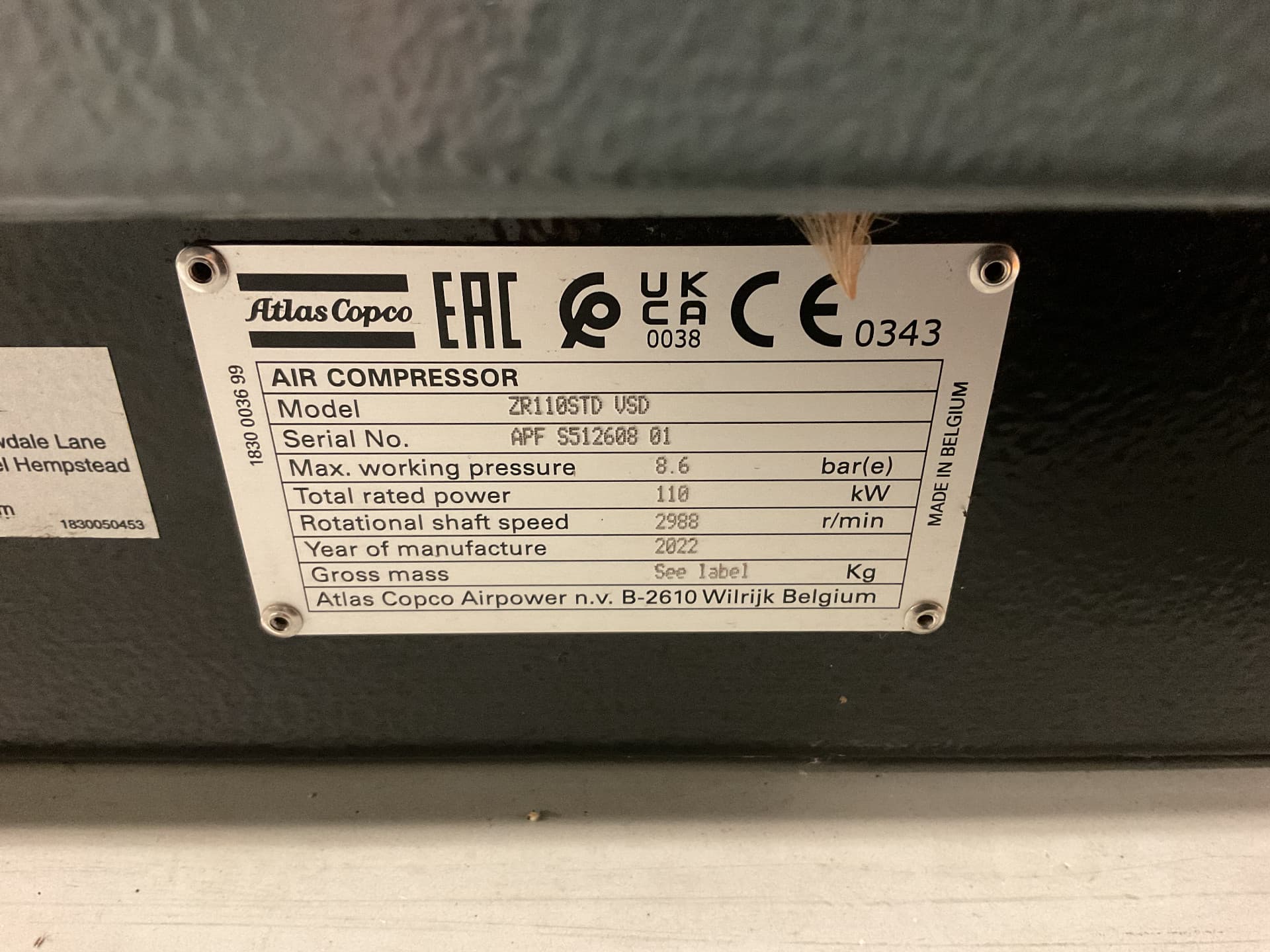 Atlas Copco ZR110 VSD FF Air compressor - Soplante - image 4