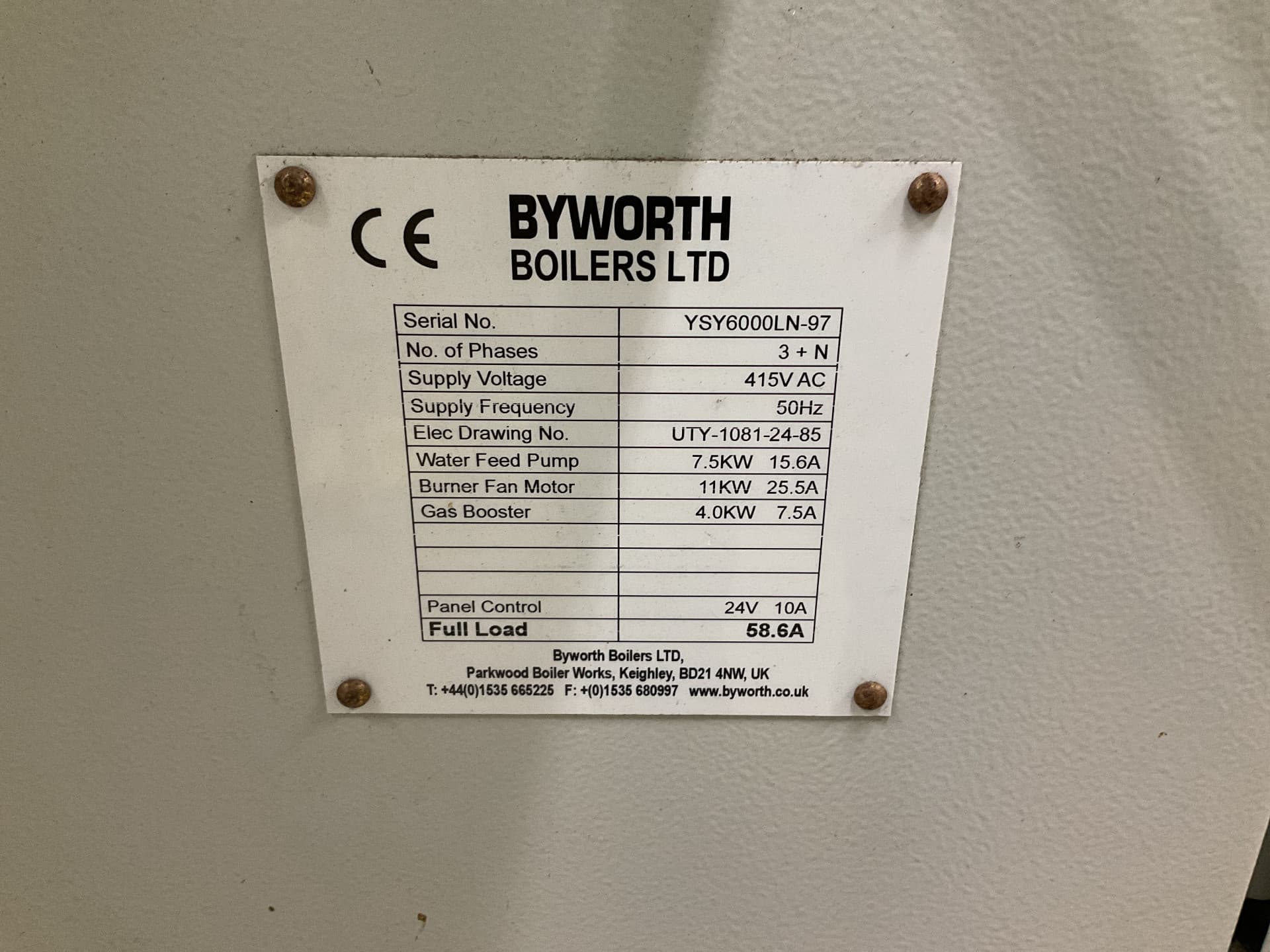 Byworth Boilers LTD YSY6000LN (steam boiler) - Waterbehandeling, generator voor pure stoom - image 5