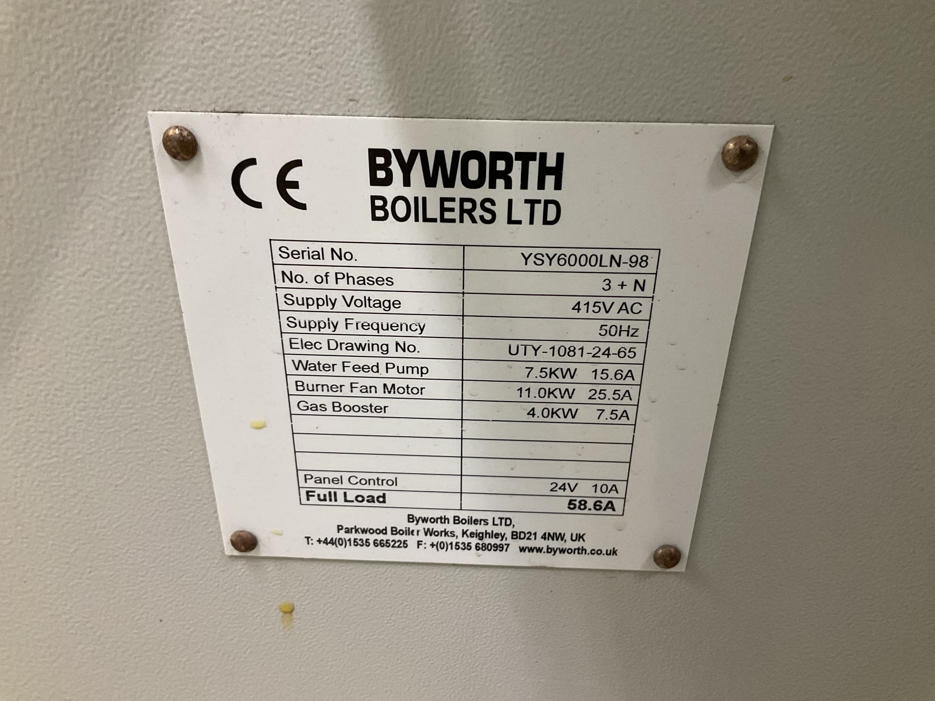 Byworth Boilers LTD YSY6000LN (steam boiler) - Waterbehandeling, generator voor pure stoom - image 5