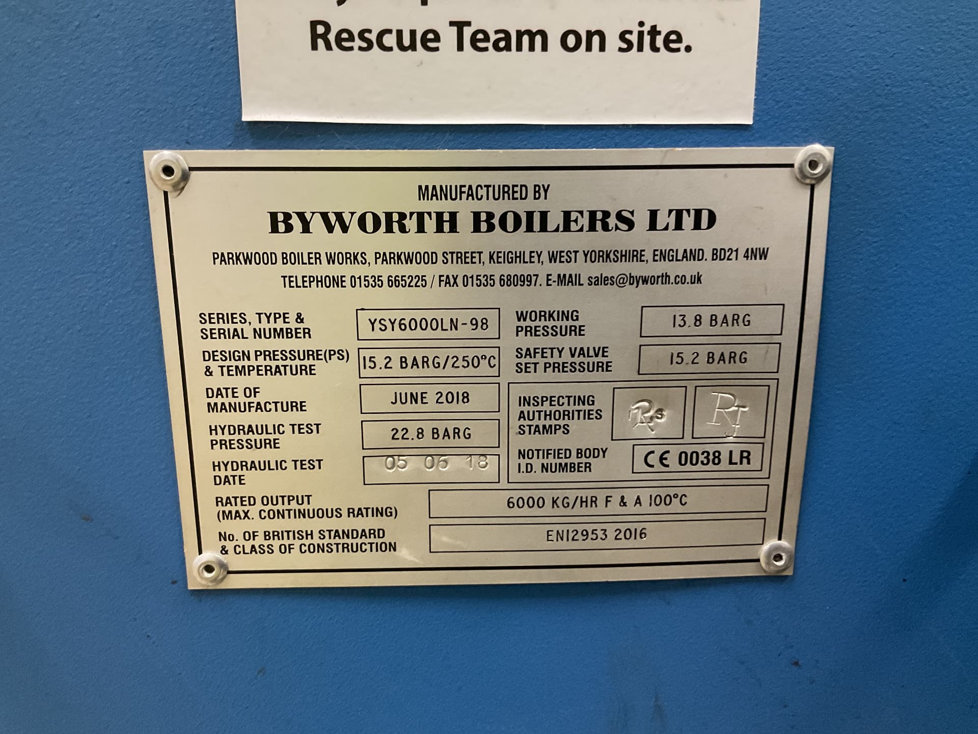 Byworth Boilers LTD YSY6000LN (steam boiler) - Waterbehandeling, generator voor pure stoom - image 4