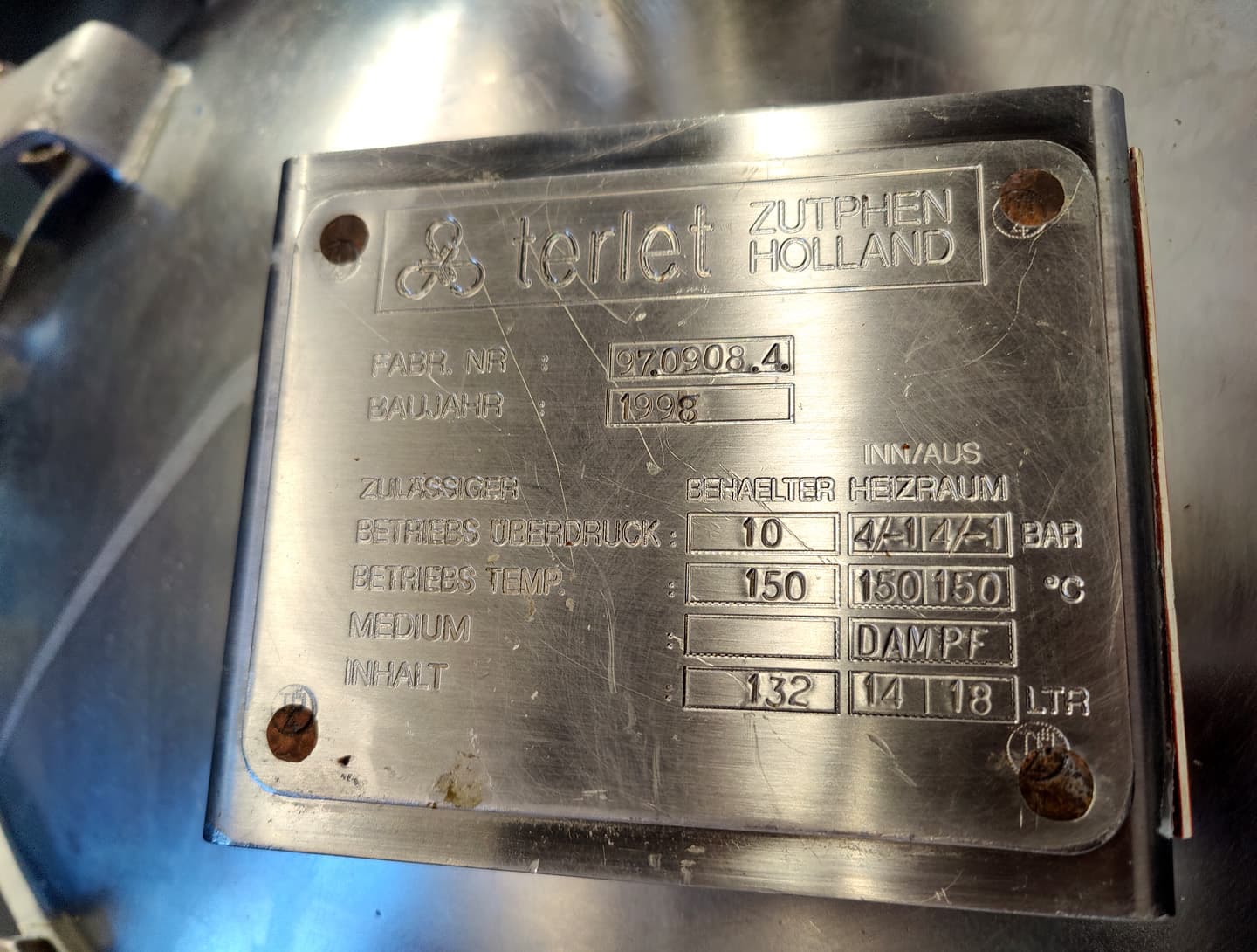 Terlet Terlotherm T2-4M - Скребковый теплообменник - image 5