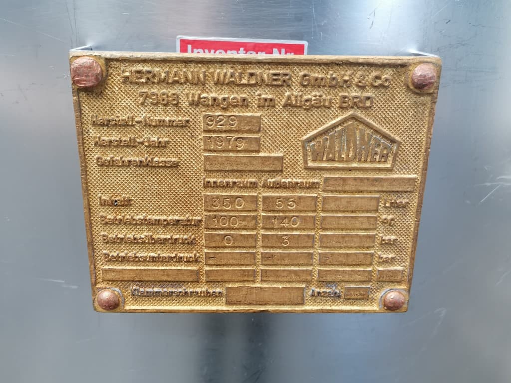 Hermann Waldner 350 ltr. - Вертикальный бак - image 9