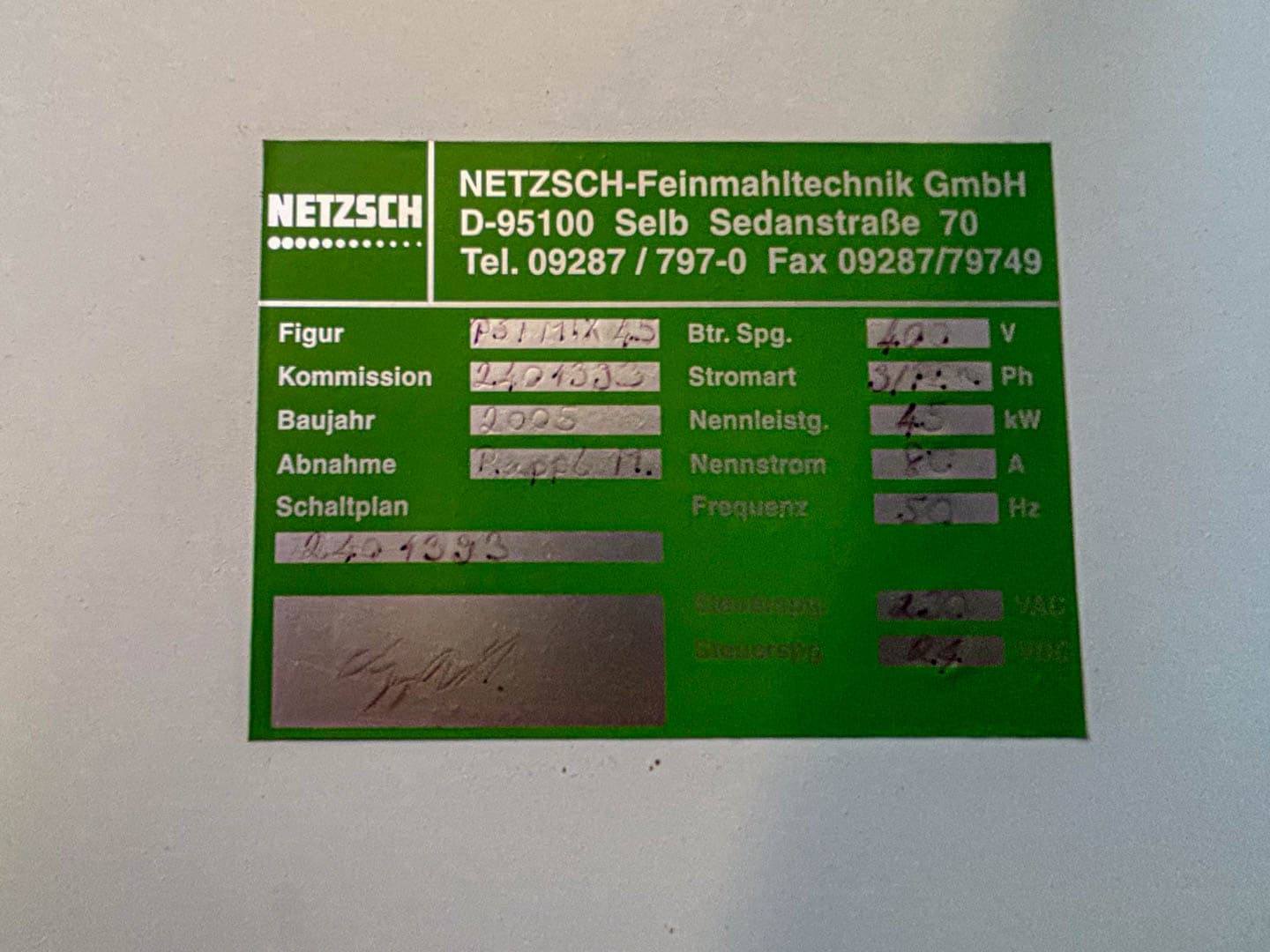 Netzsch Psi Mix 45 - Поточные диспергатор - image 20