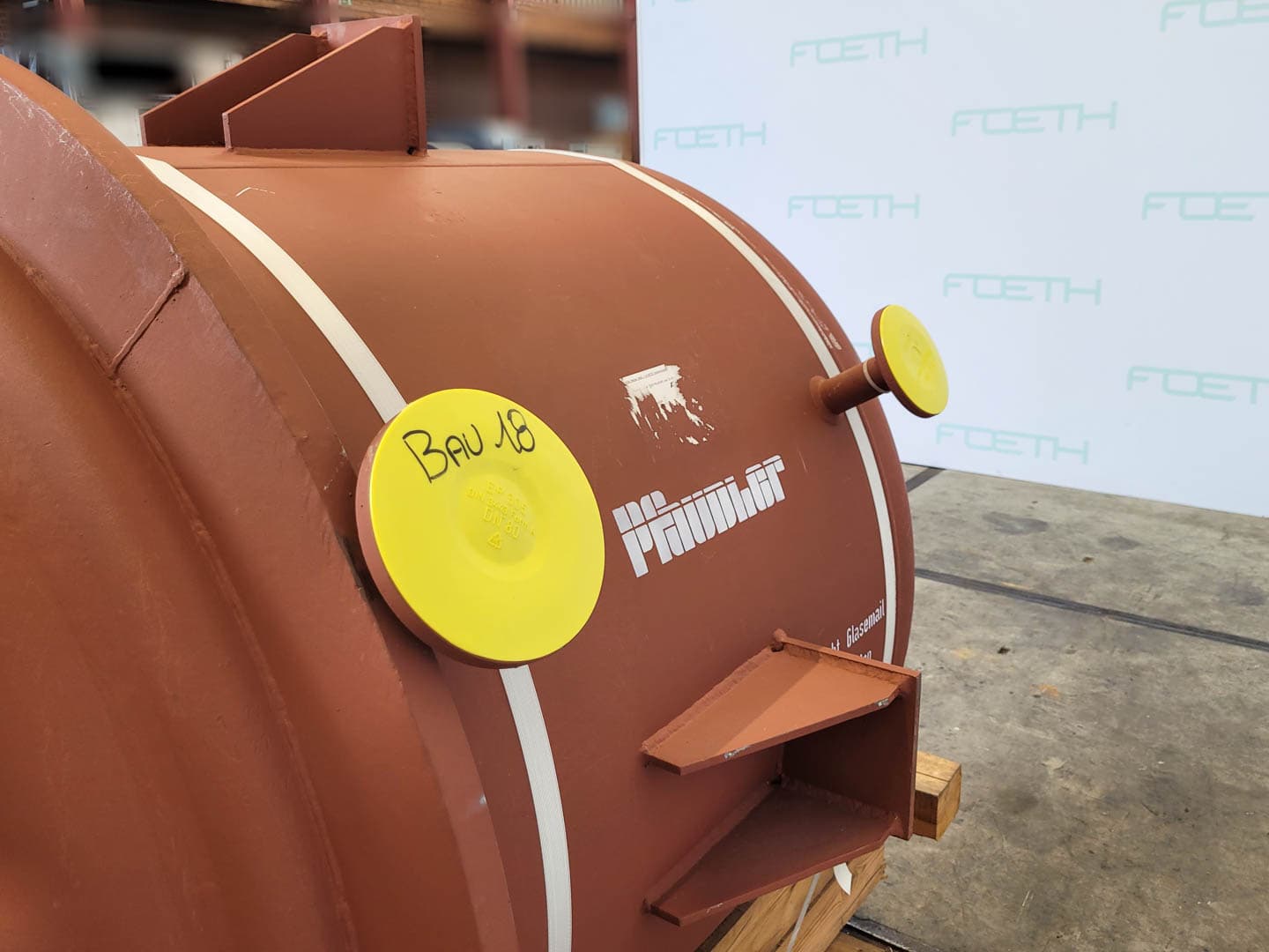 Pfaudler-werke E1200 (reactor body, unused) - Стеклянный реактор - image 7