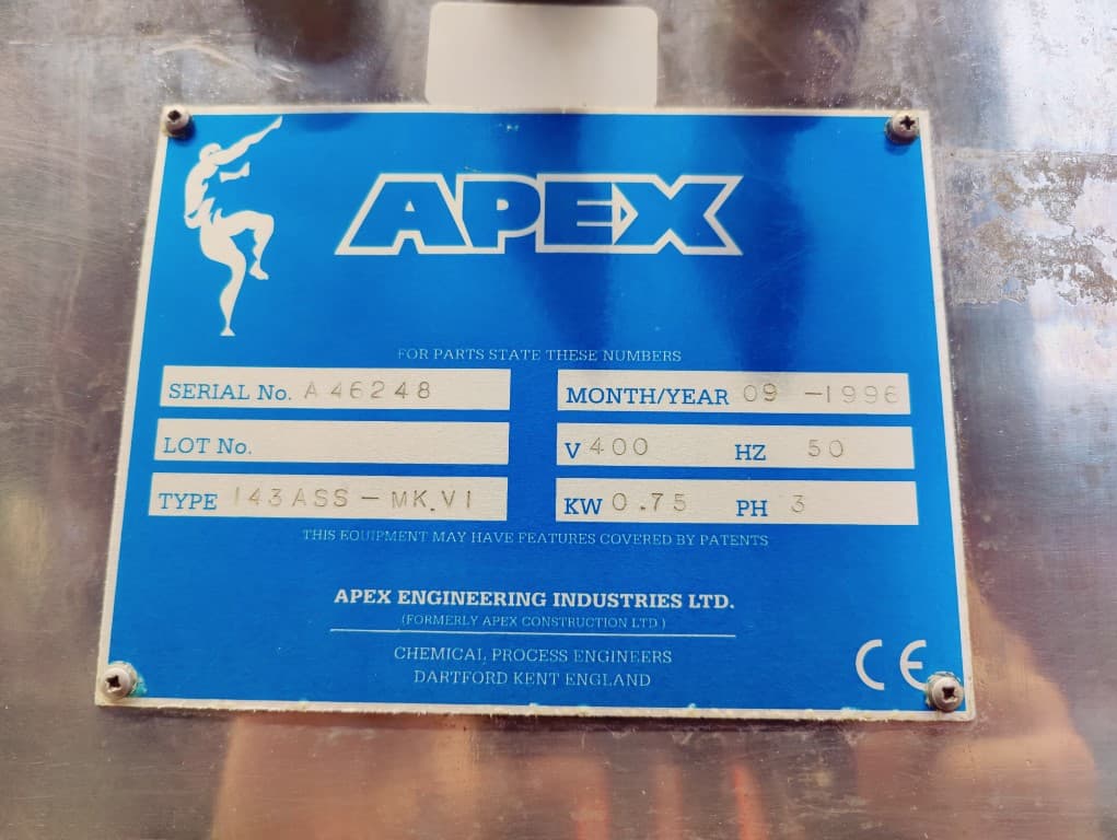 Apex 143-ASS MK VI - Ситовый гранулятор - image 11
