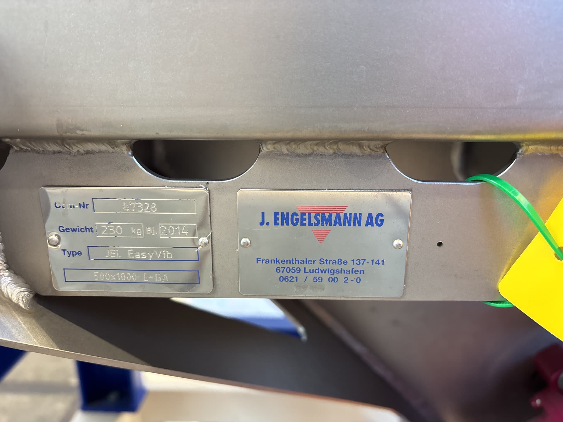 Engelsmann JEL EasyVib 500x1000-E-GA - Вибрационное сито - image 5