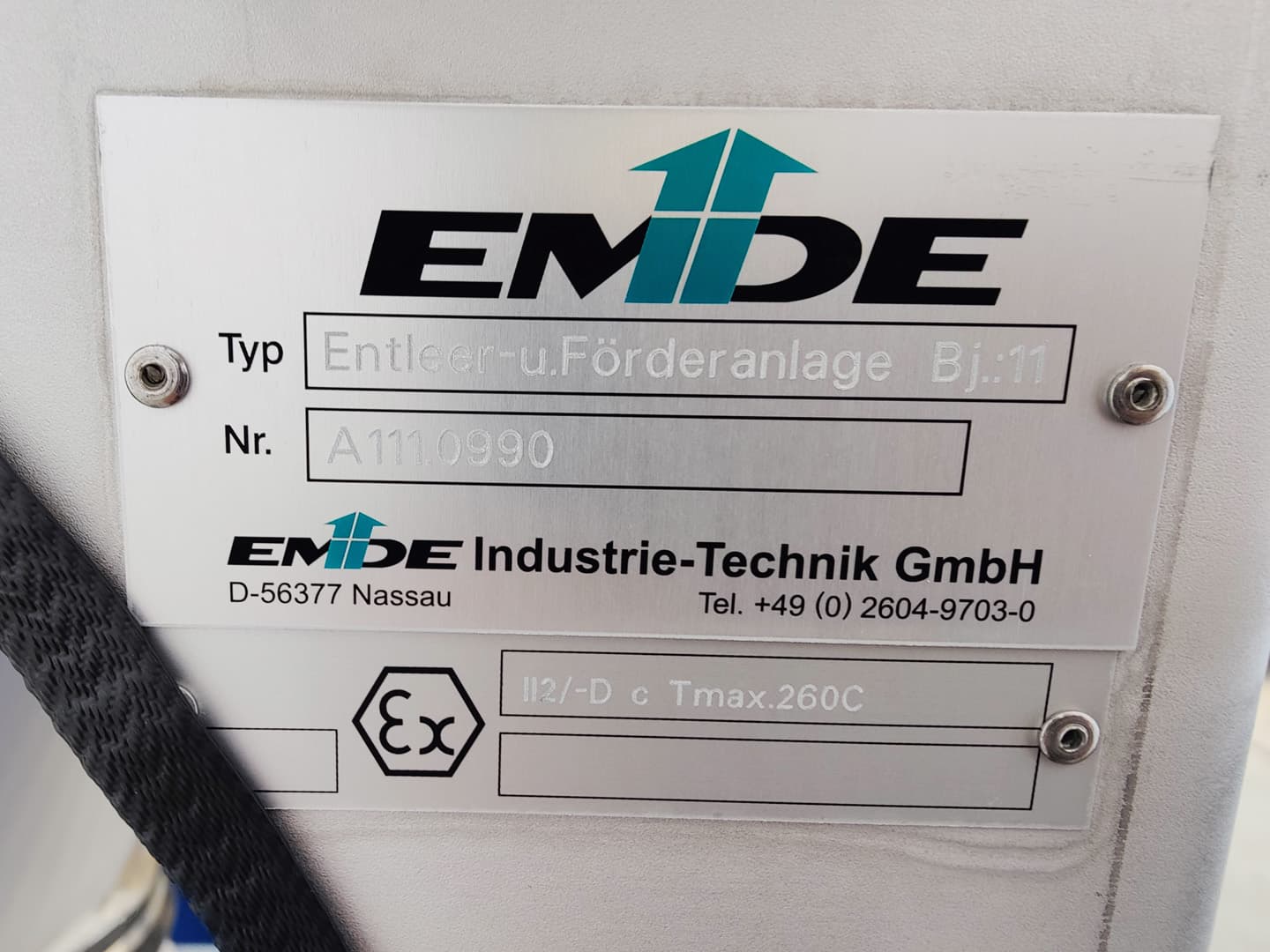 Emde Nassau Big-Bag Emptying unit - Различные система транспортировки - image 10