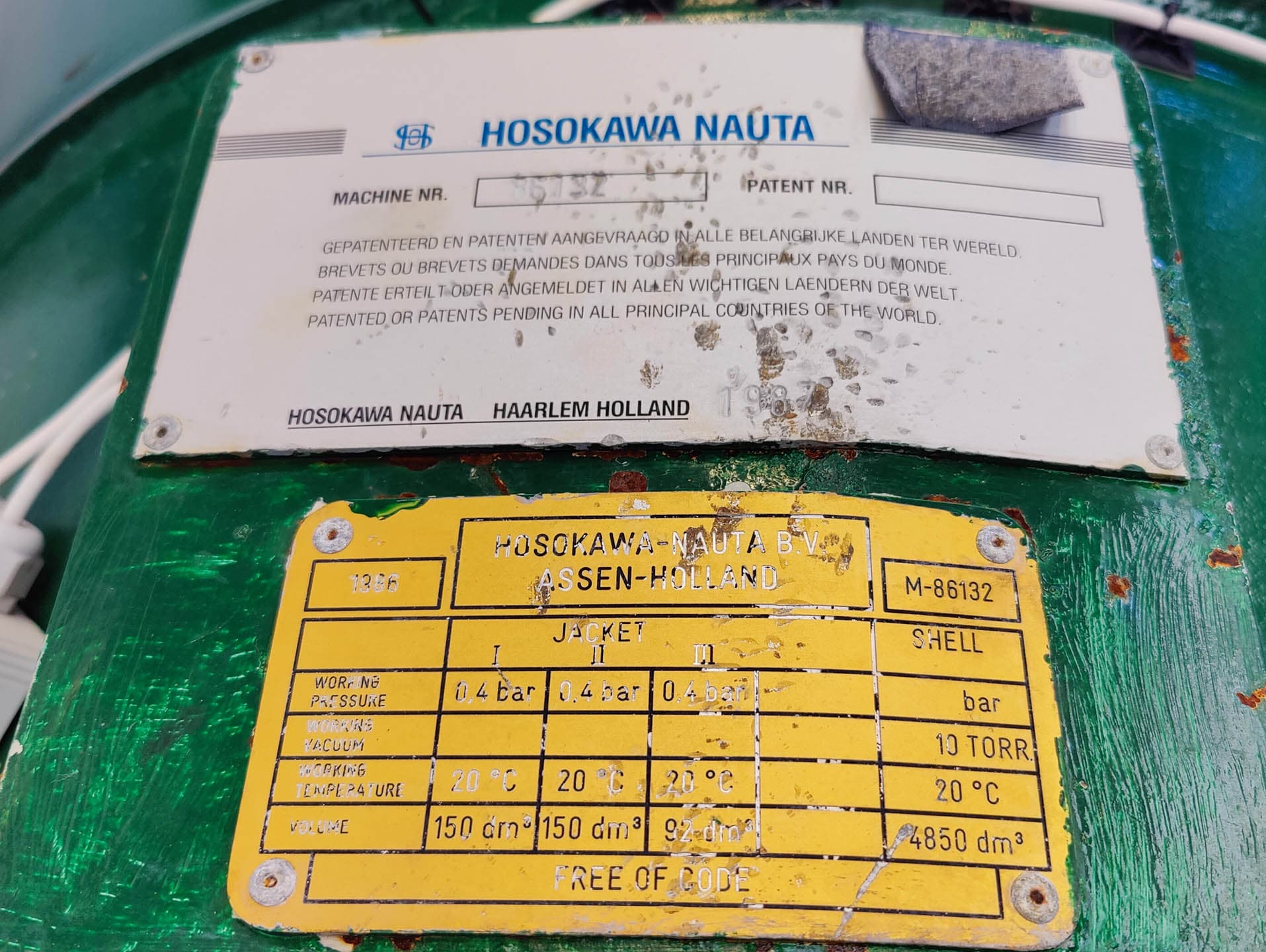 Hosokawa Nauta MBX R - Коническая сушилка - image 5