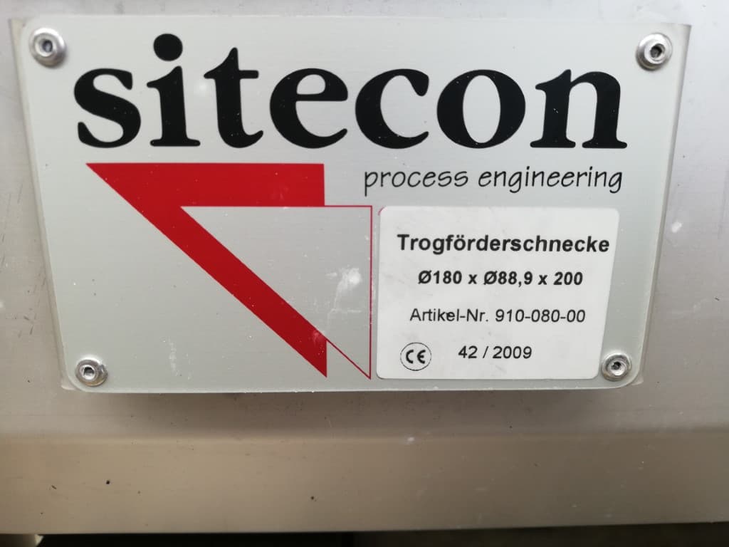 Sitecon Dia 180 IO 1150 Trogförderschnecke - Горизонтальный шнековый конвейер - image 5