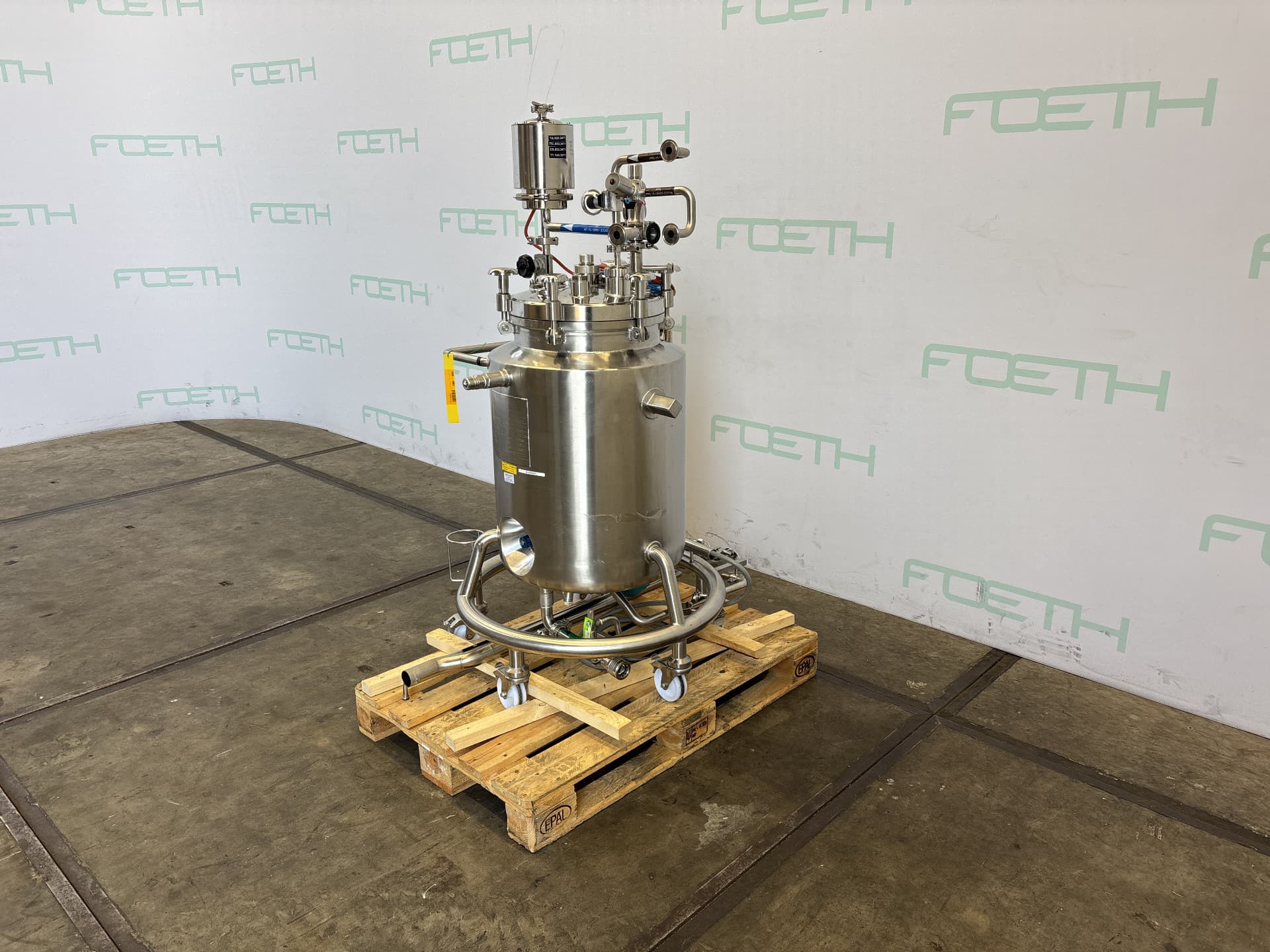 Baumgartner Pharma reactor 60 L - Реактор из нержавеющей стали - image 1