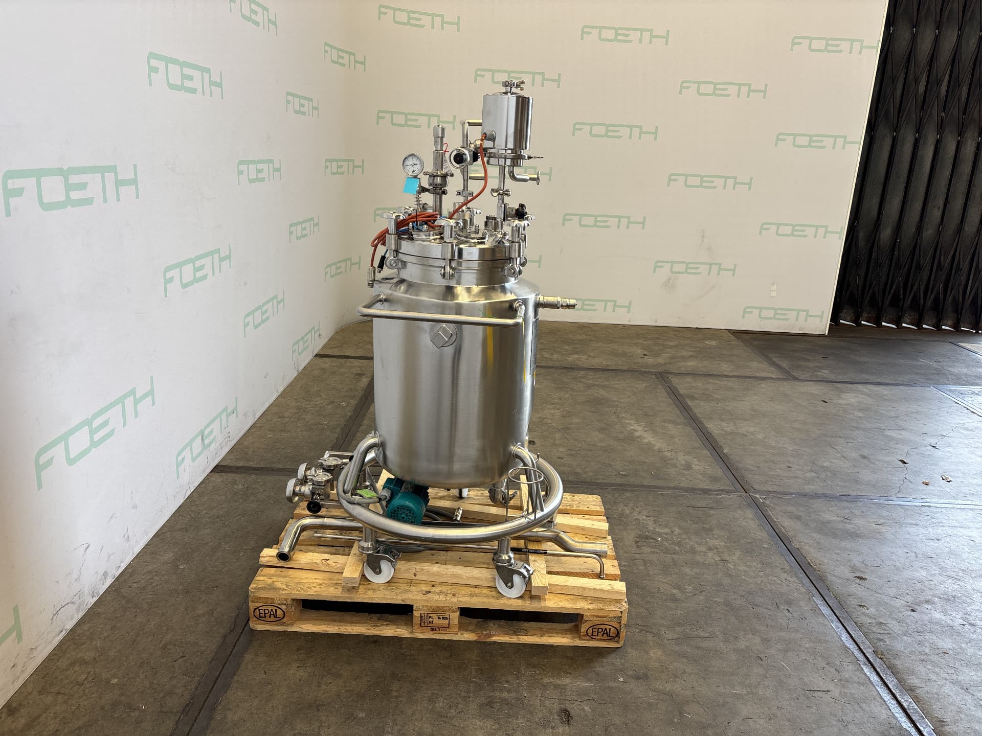 Baumgartner Pharma reactor 60 L - Реактор из нержавеющей стали - image 6