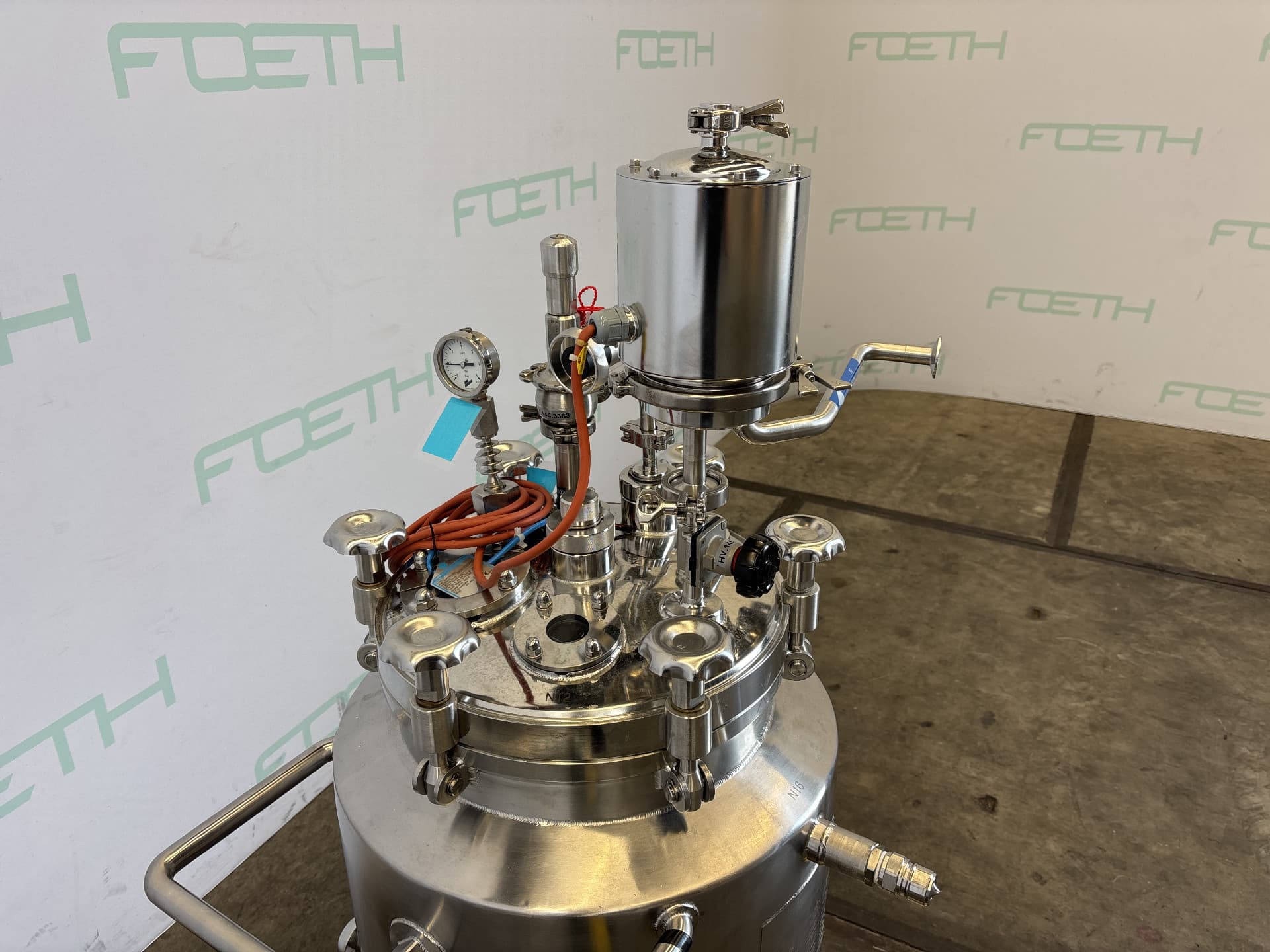 Baumgartner Pharma reactor 60 L - Реактор из нержавеющей стали - image 7