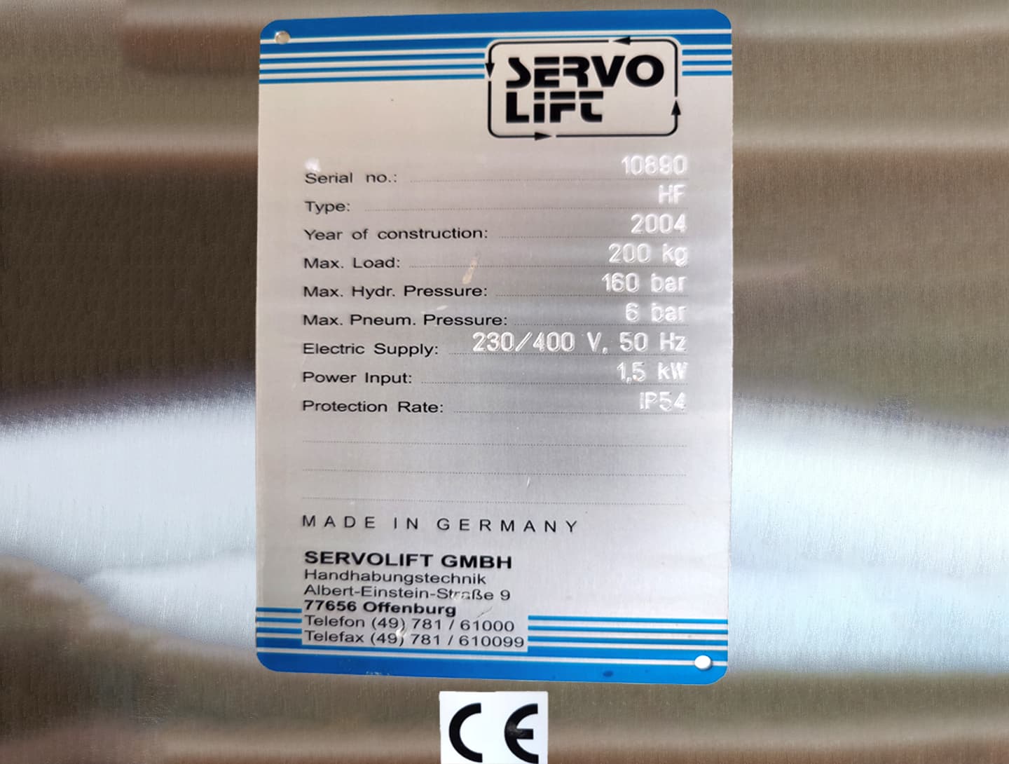 Servolift HF - Подъемно-поворотная машина - image 7