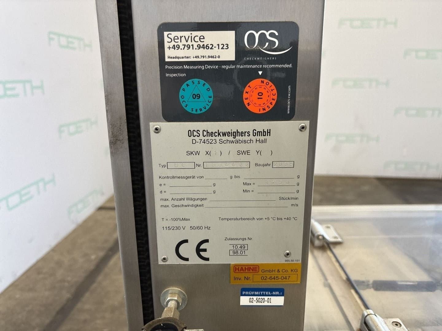 OCS Wipotec HC - Различные система транспортировки - image 7
