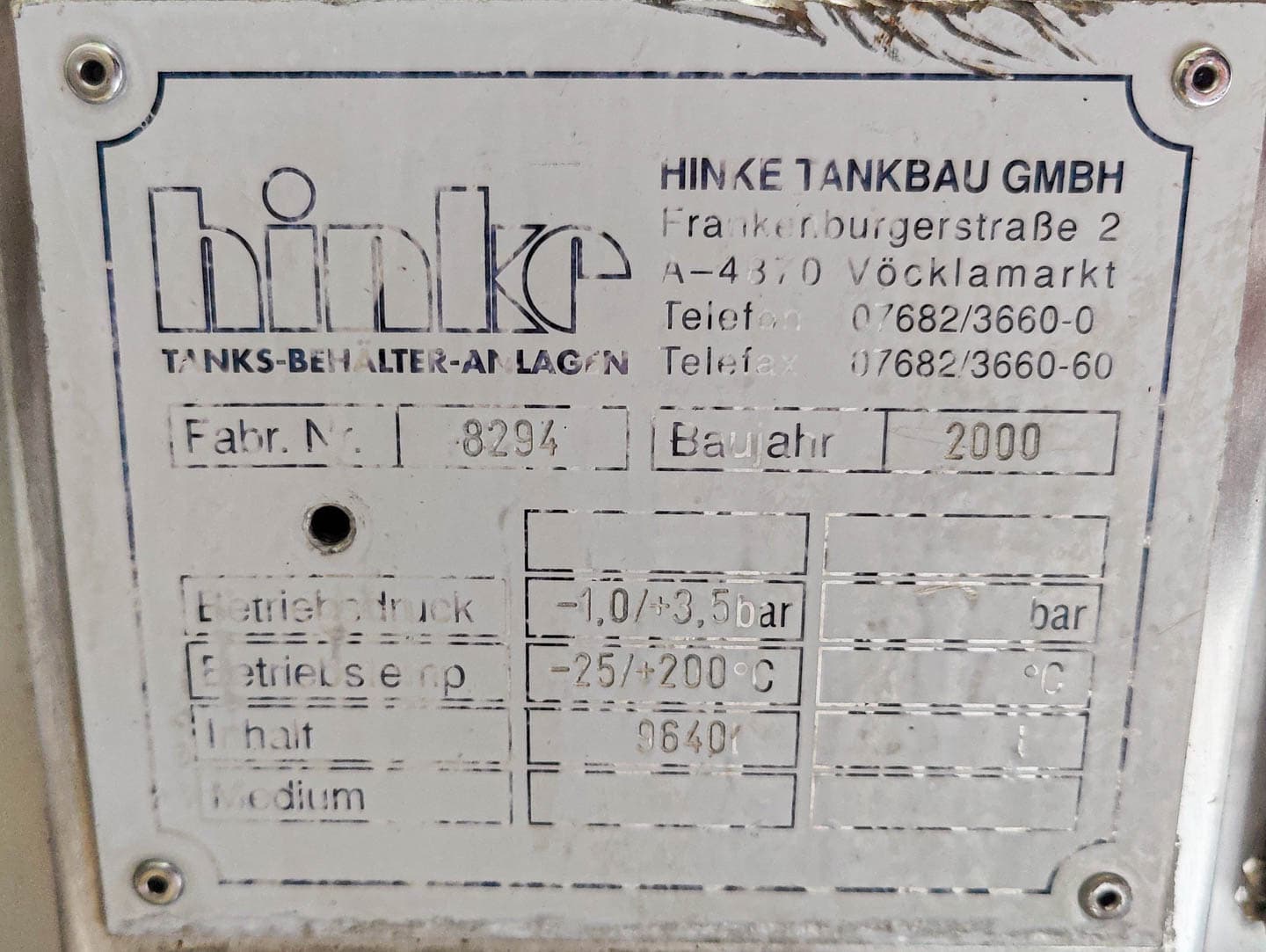 Hinke (bio) reactor 8000 Ltr - Реактор из нержавеющей стали - image 8