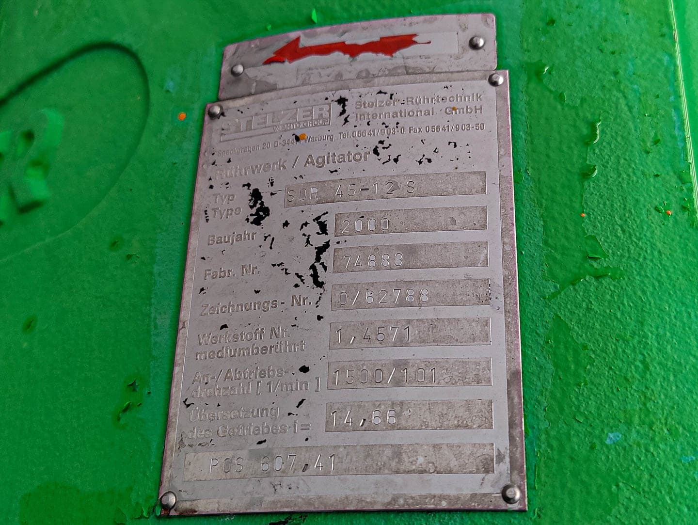 Hinke (bio) reactor 8000 Ltr - Реактор из нержавеющей стали - image 13