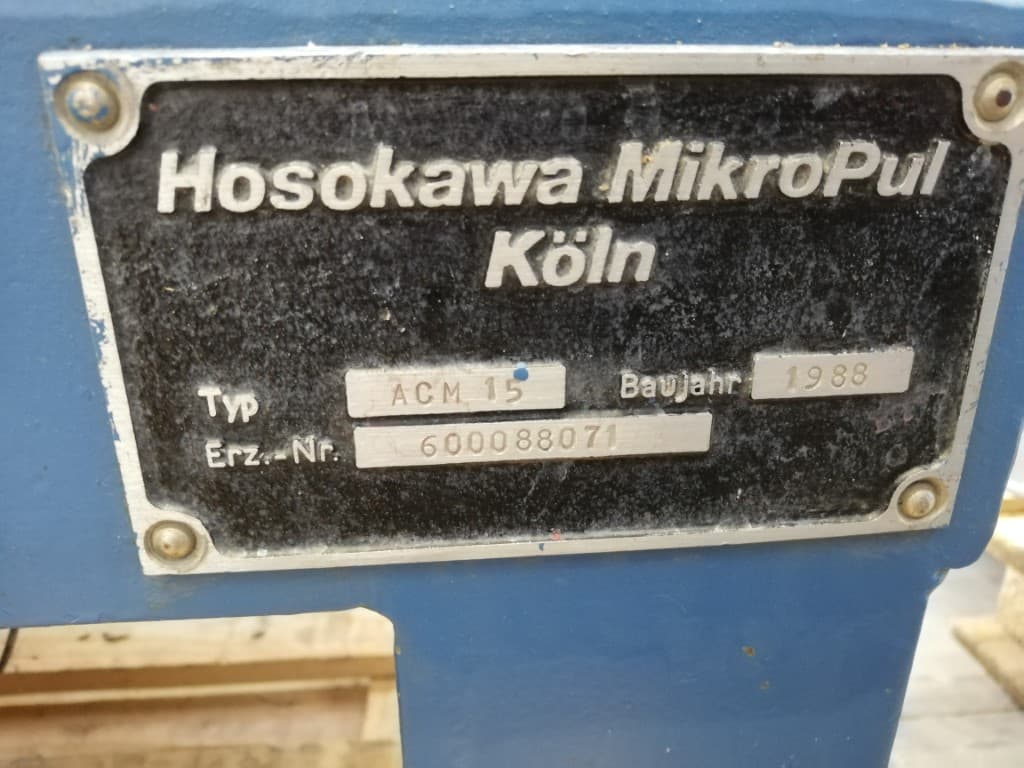 Hosokawa Mikropul ACM-15 PSR - Классифицирующая мельница - image 9