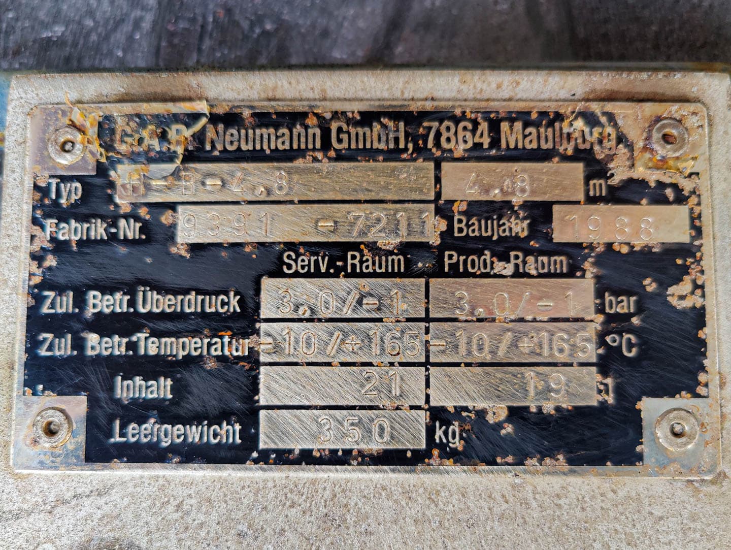 Gab Neumann H-B-4,8 - Кожухотрубчатый теплообменник - image 9